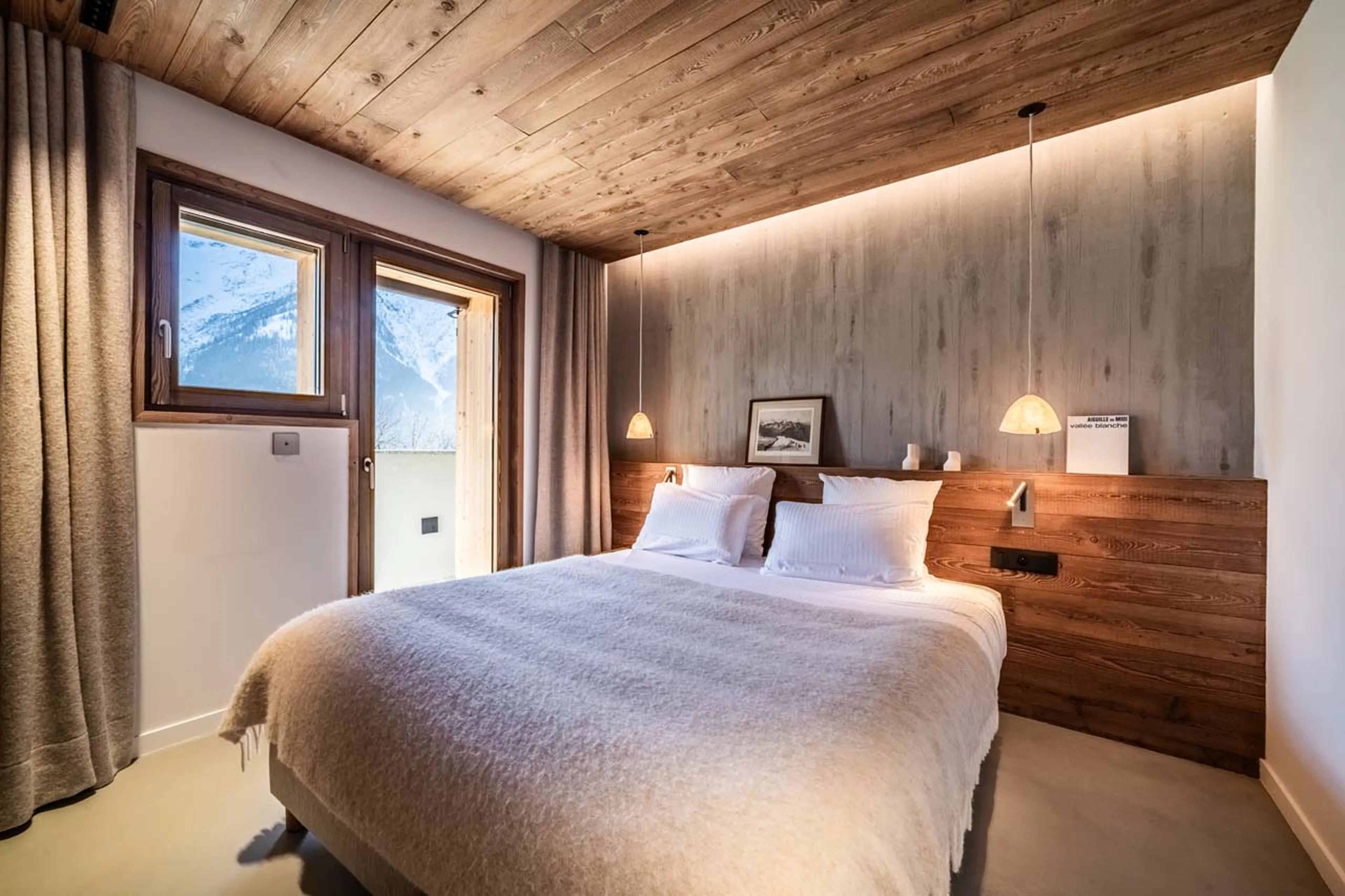 Bedroom four at Chalet Foxden in Chamonix