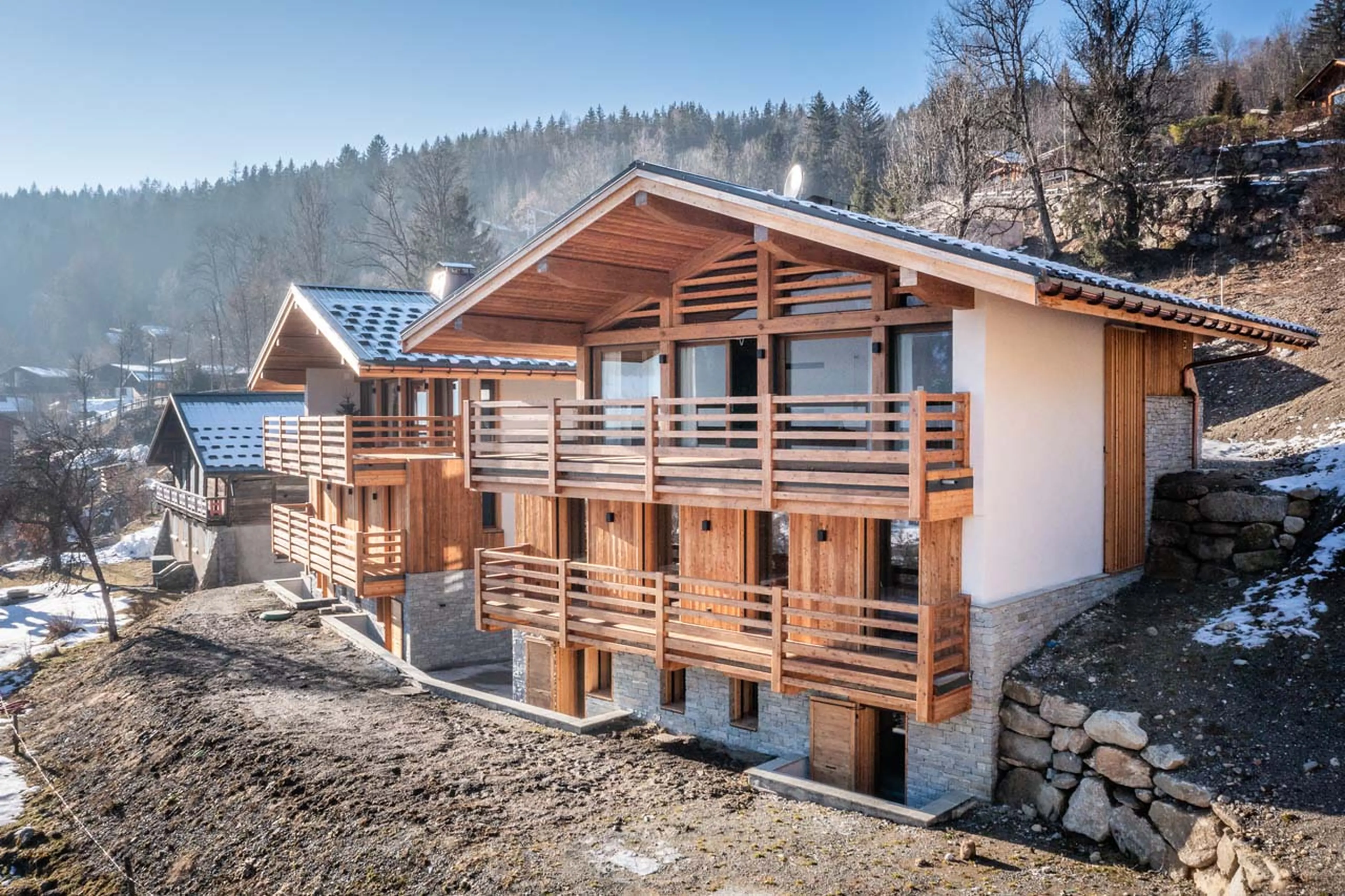 Exterior of Chalet Foxden in Chamonix