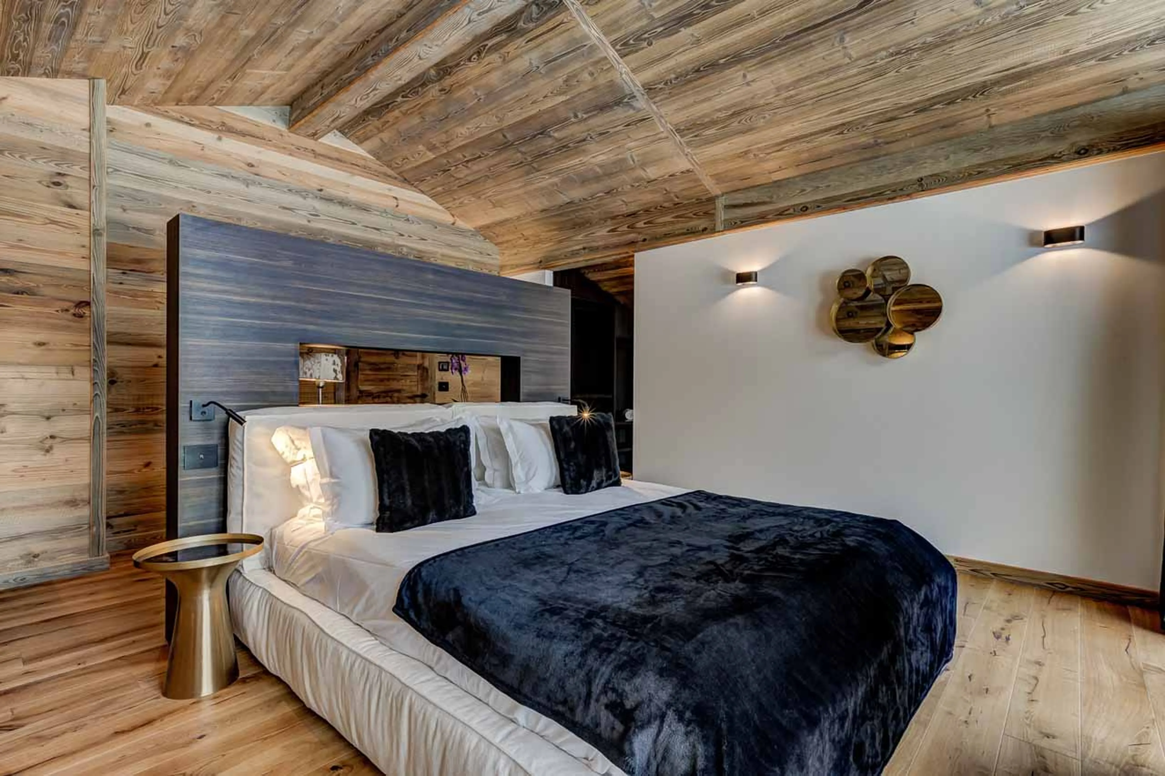 Spacious master suite at Chalet Freya in Chamonix