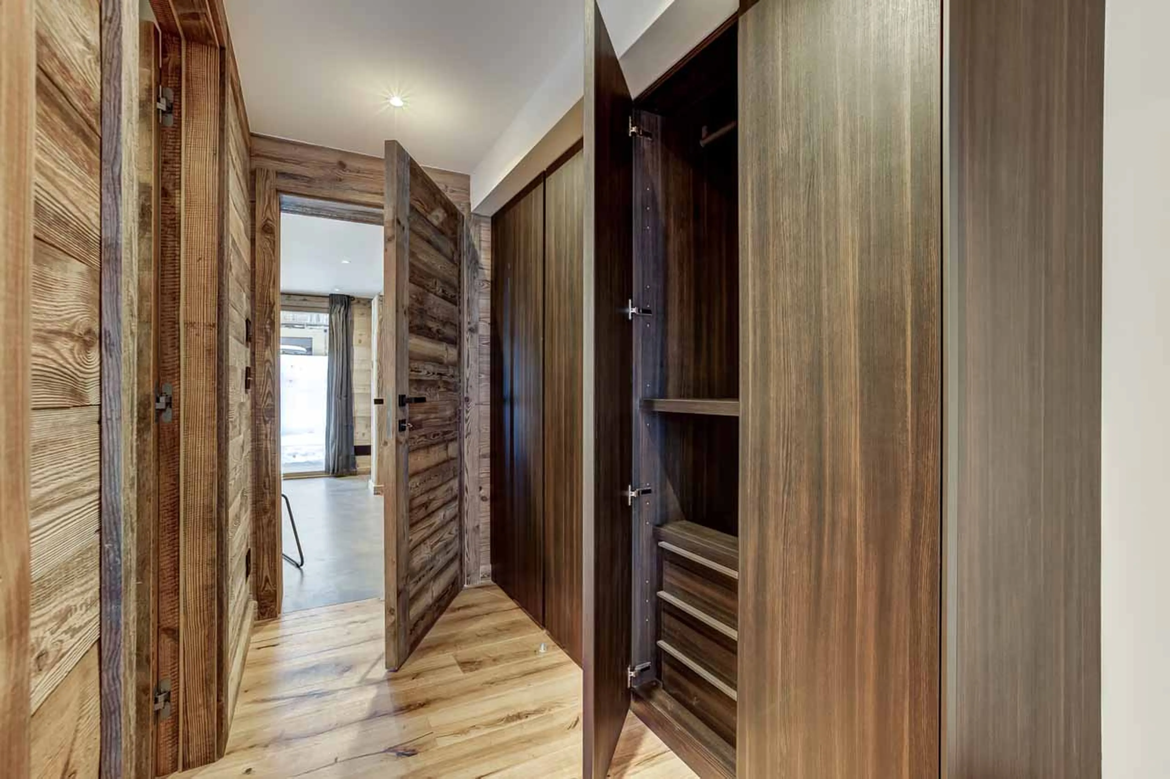 Wardrobe at Chalet Freya in Chamonix