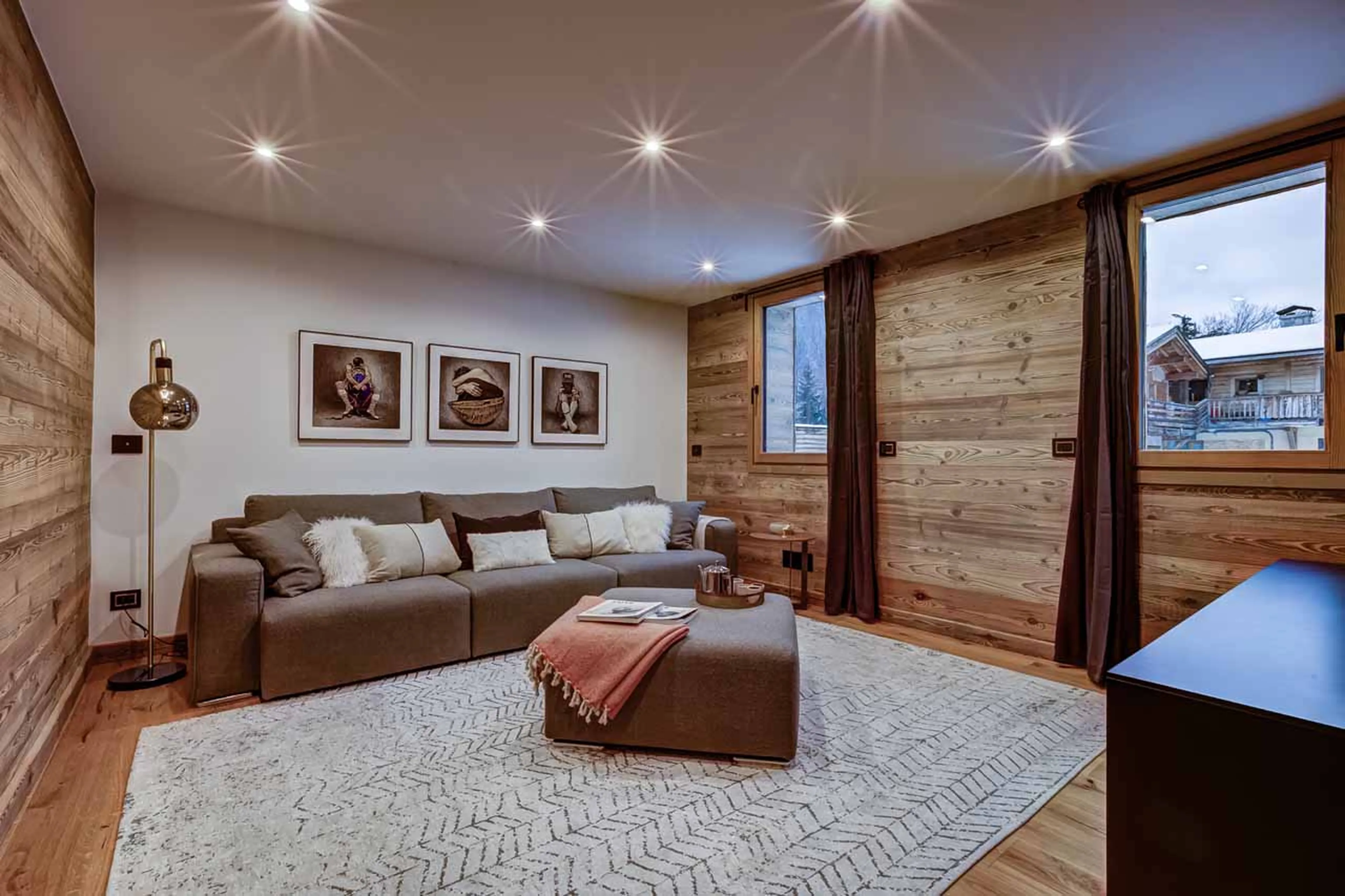 TV room at Chalet Freya in Chamonix