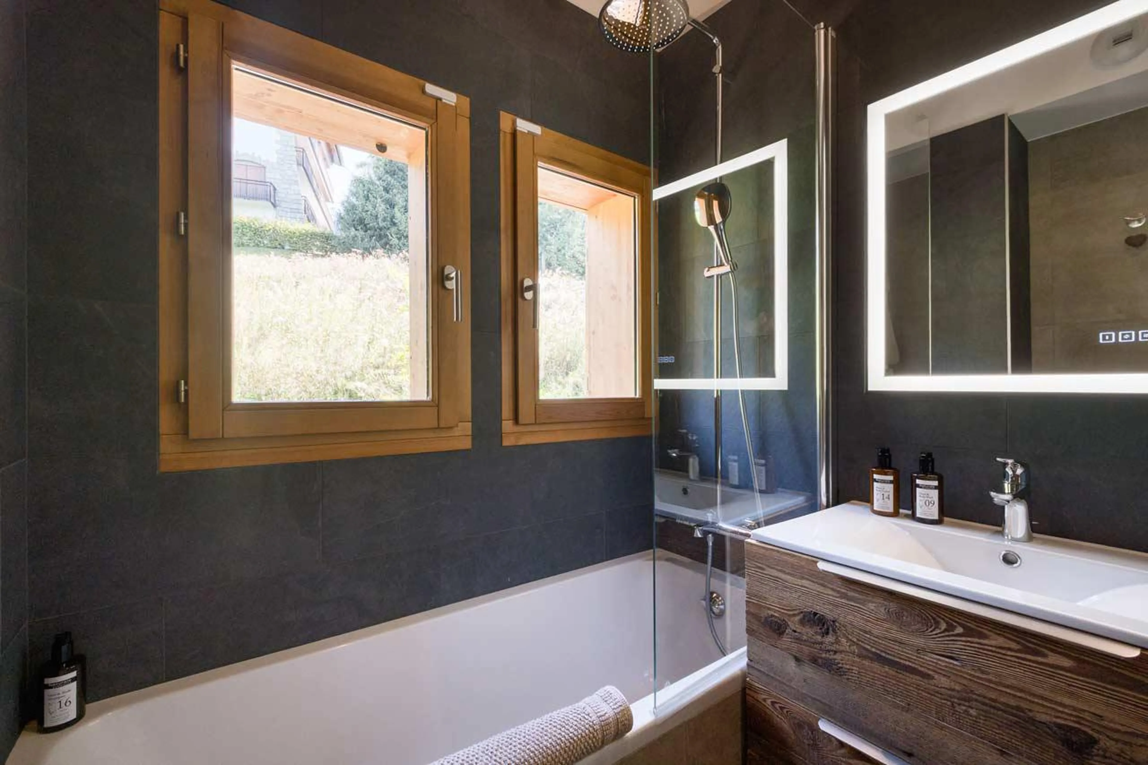 Bathroom at Chalet Gaia in Megeve