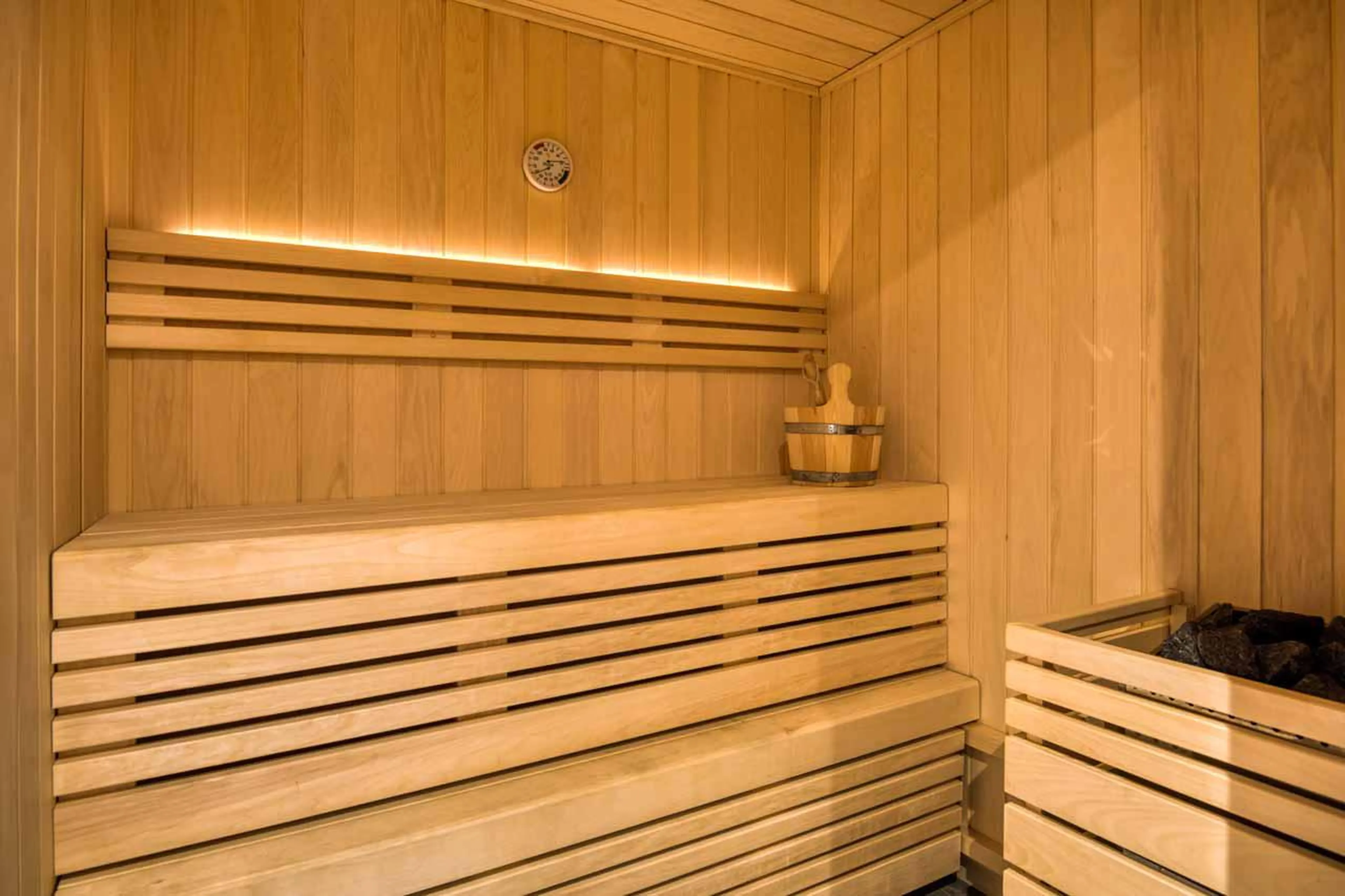 Sauna at Chalet Gaia in Megeve