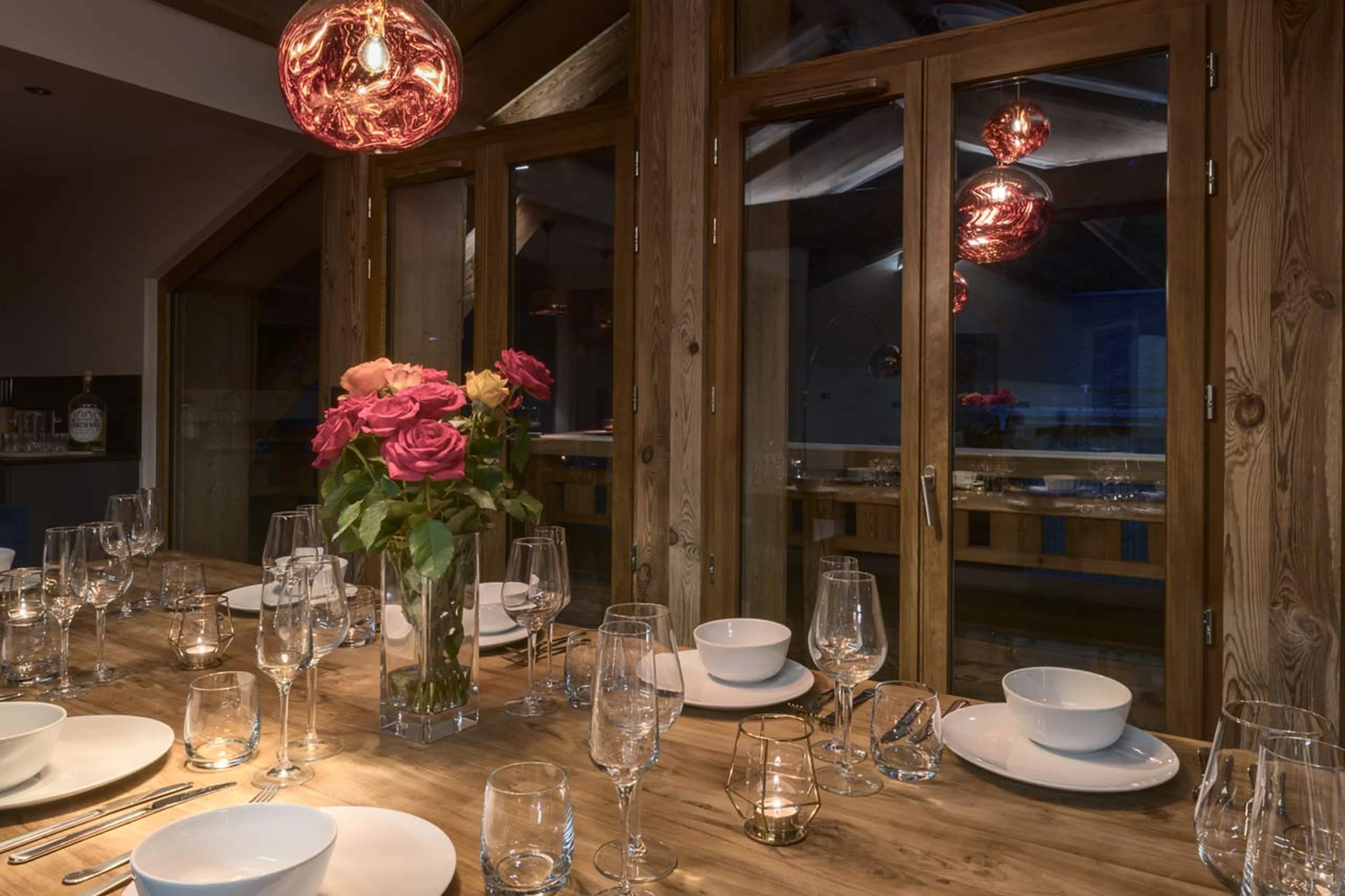 Dining room at Chalet Genepi in Morzine