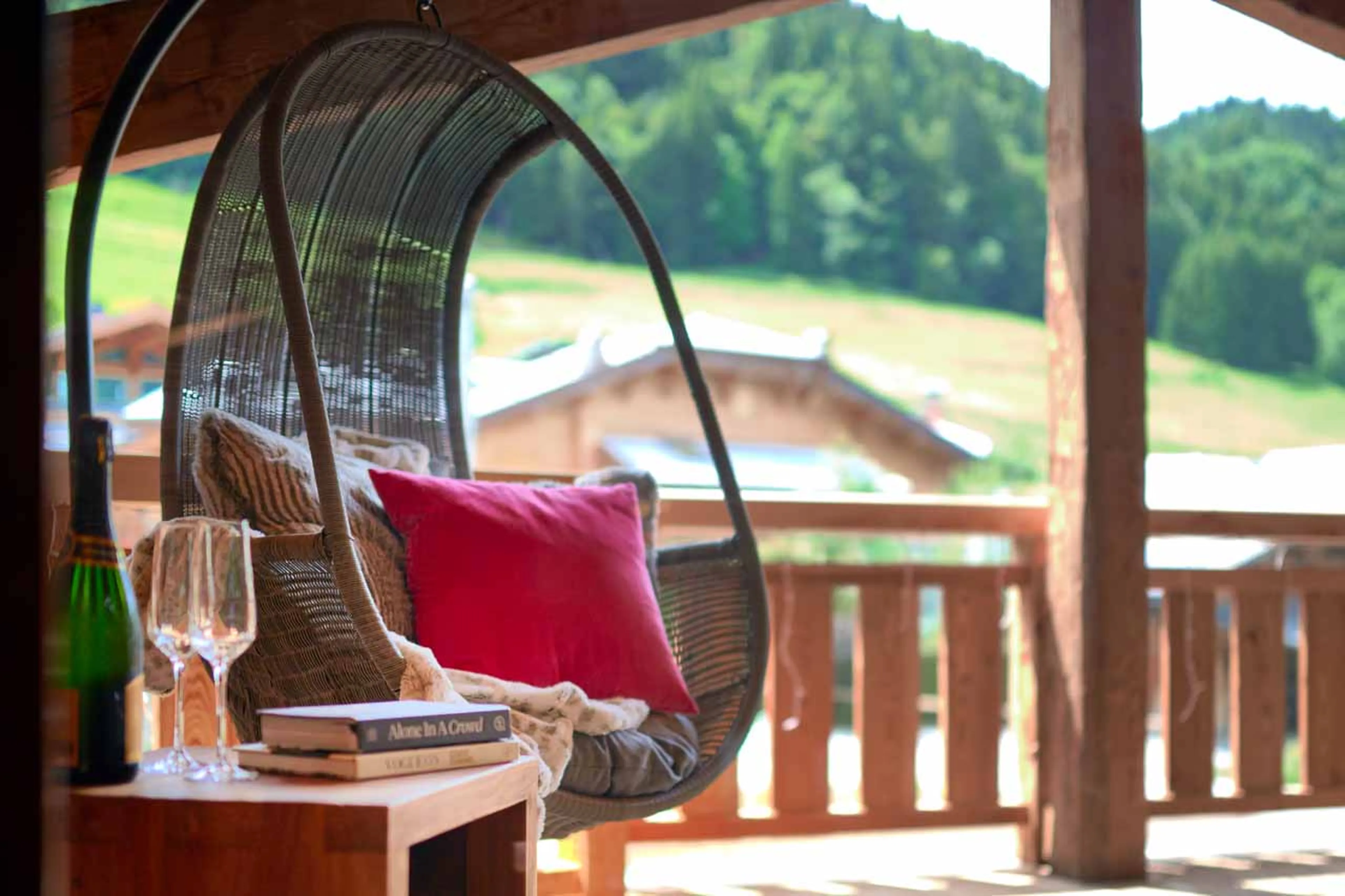 Terrace at Chalet Genepi in Morzine