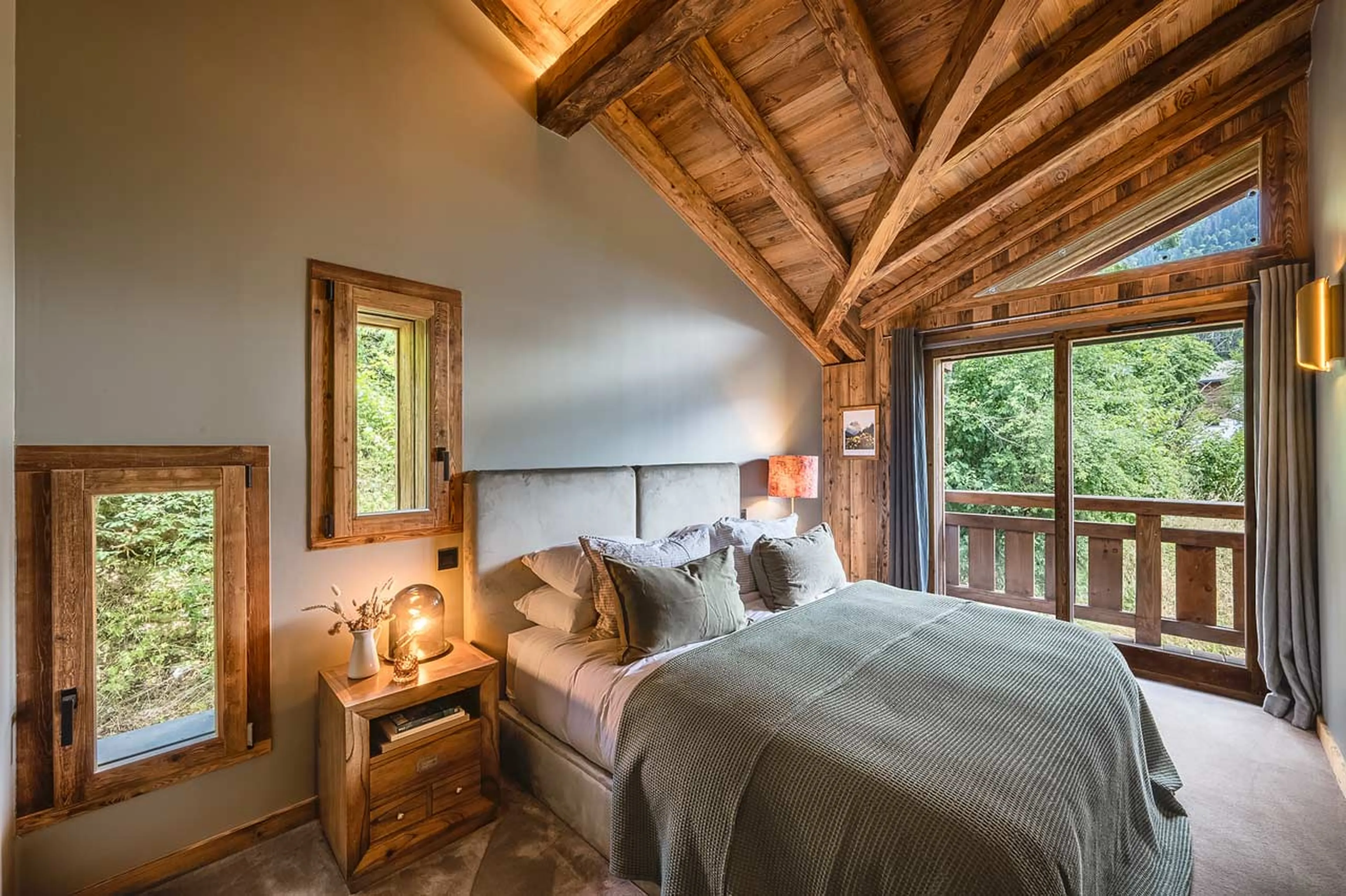 Bedroom 4 at Chalet Genevieve in Morzine