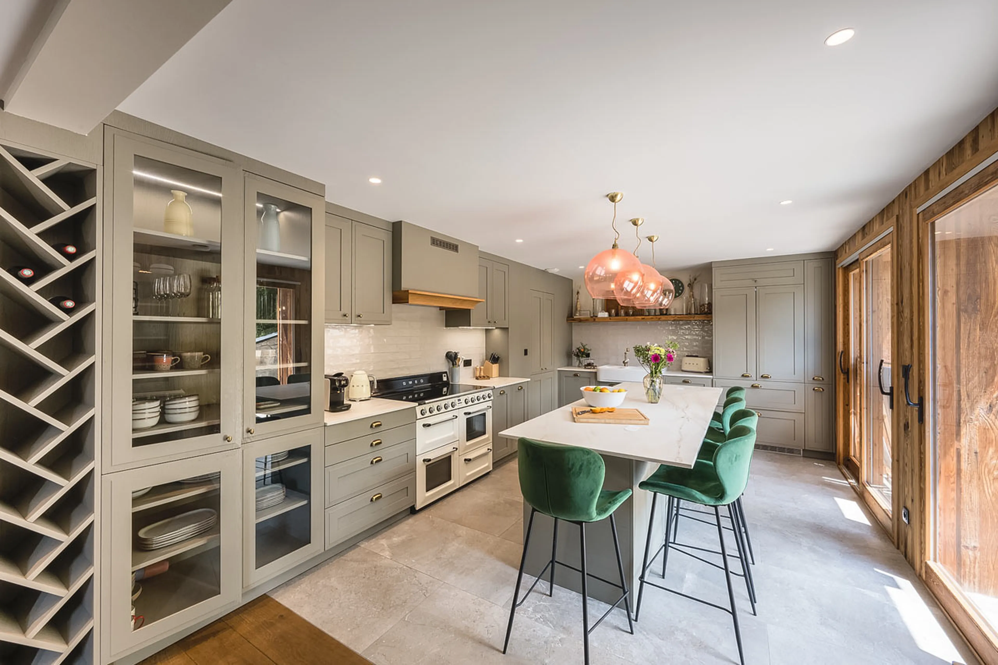 Kitchen at Chalet Genevieve in Morzine
