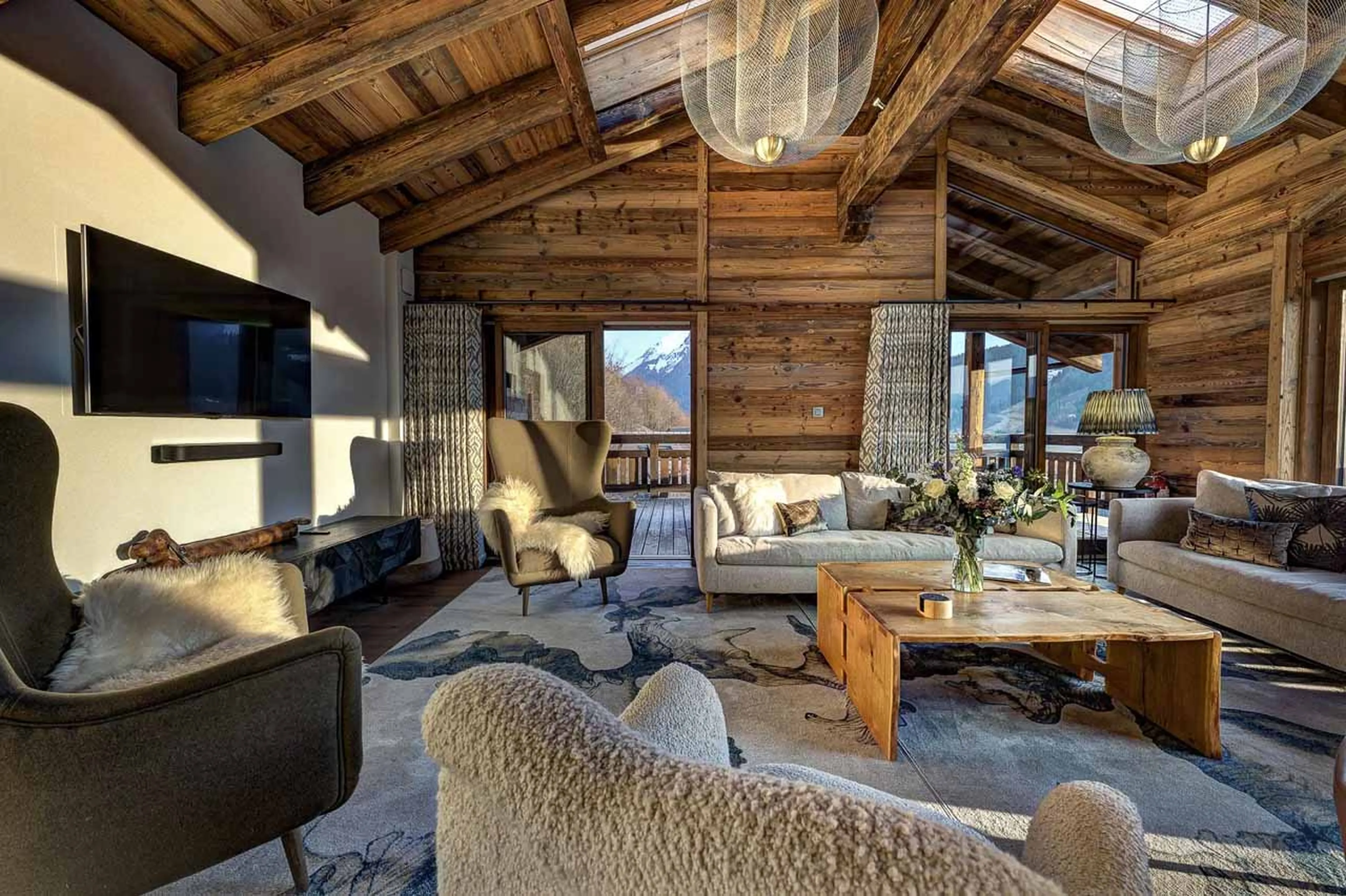 Lounge at Chalet Goldilocks in Morzine