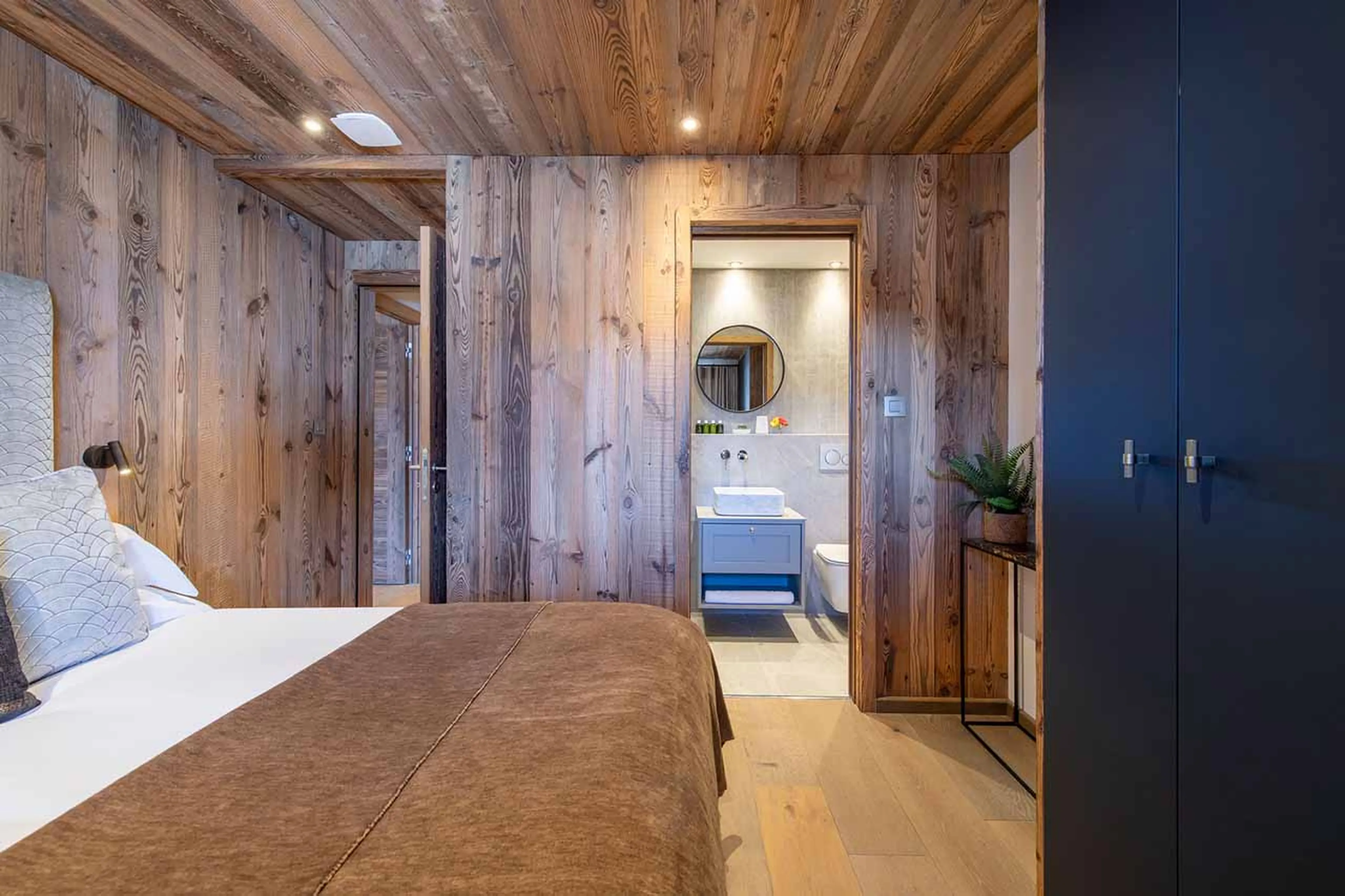 Bedroom two at Chalet Goldilocks in Morzine