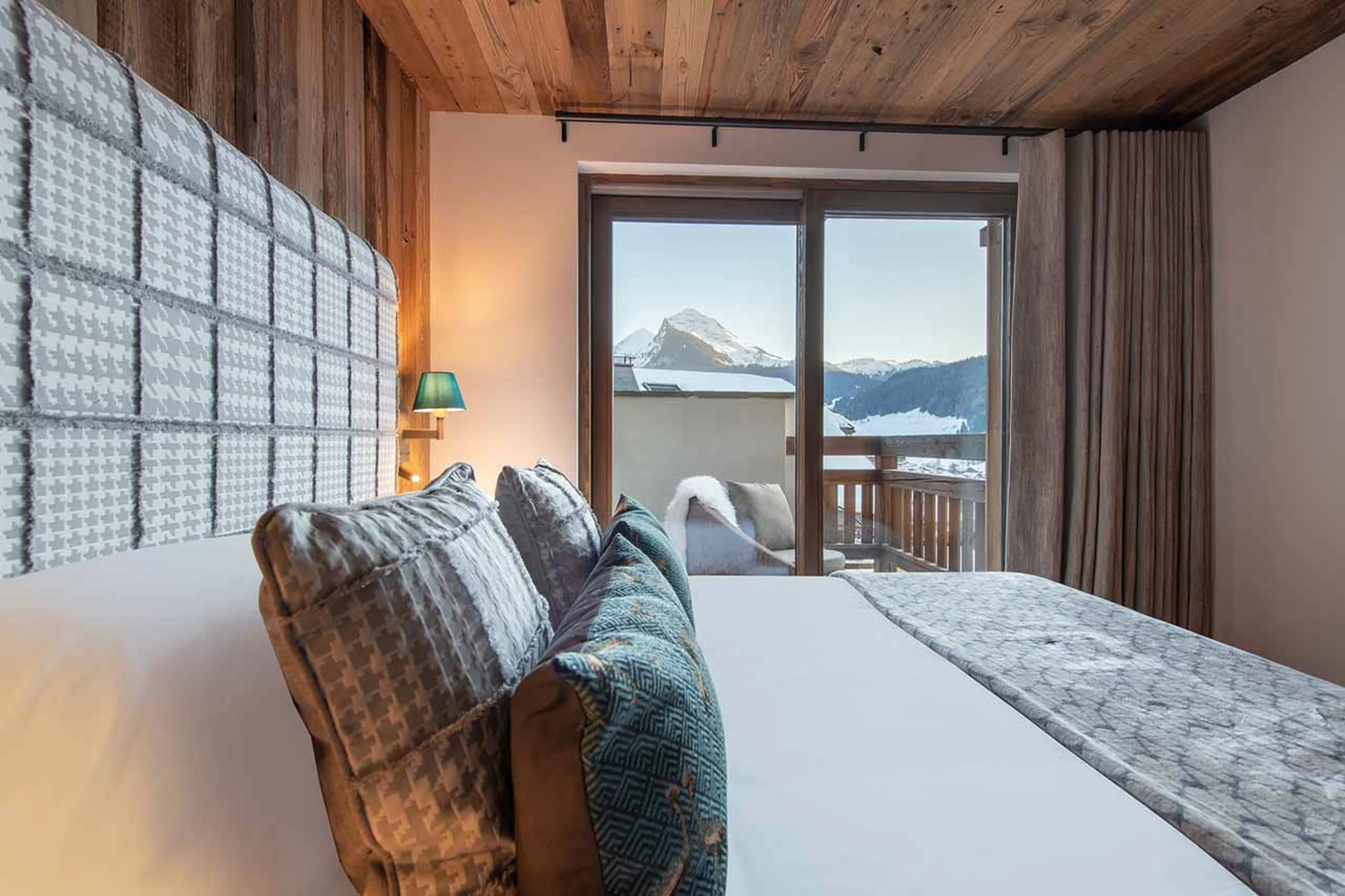 Private balcony at Chalet Goldilocks in Morzine