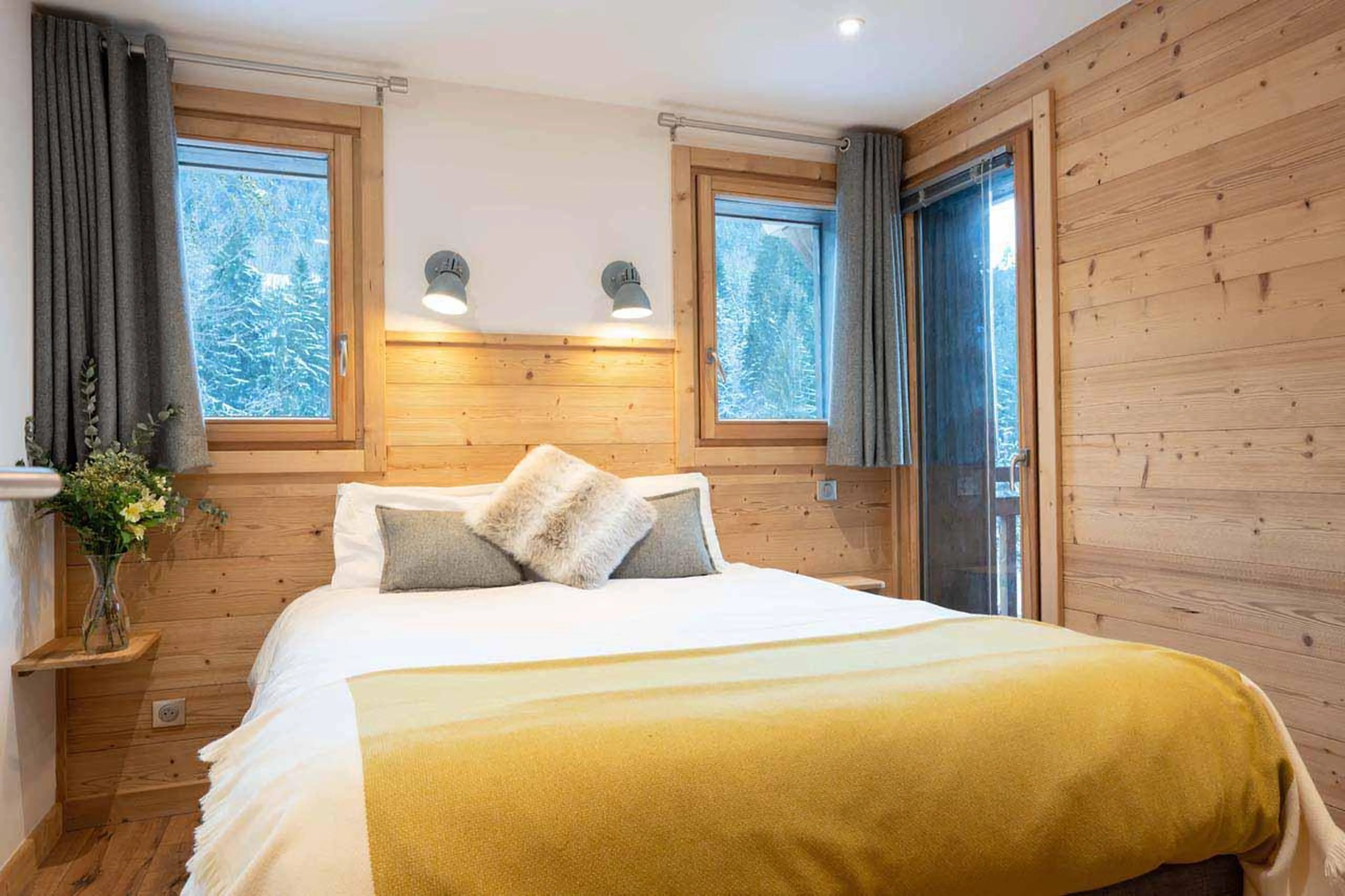 Bedroom two at Chalet Gouter in Morzine