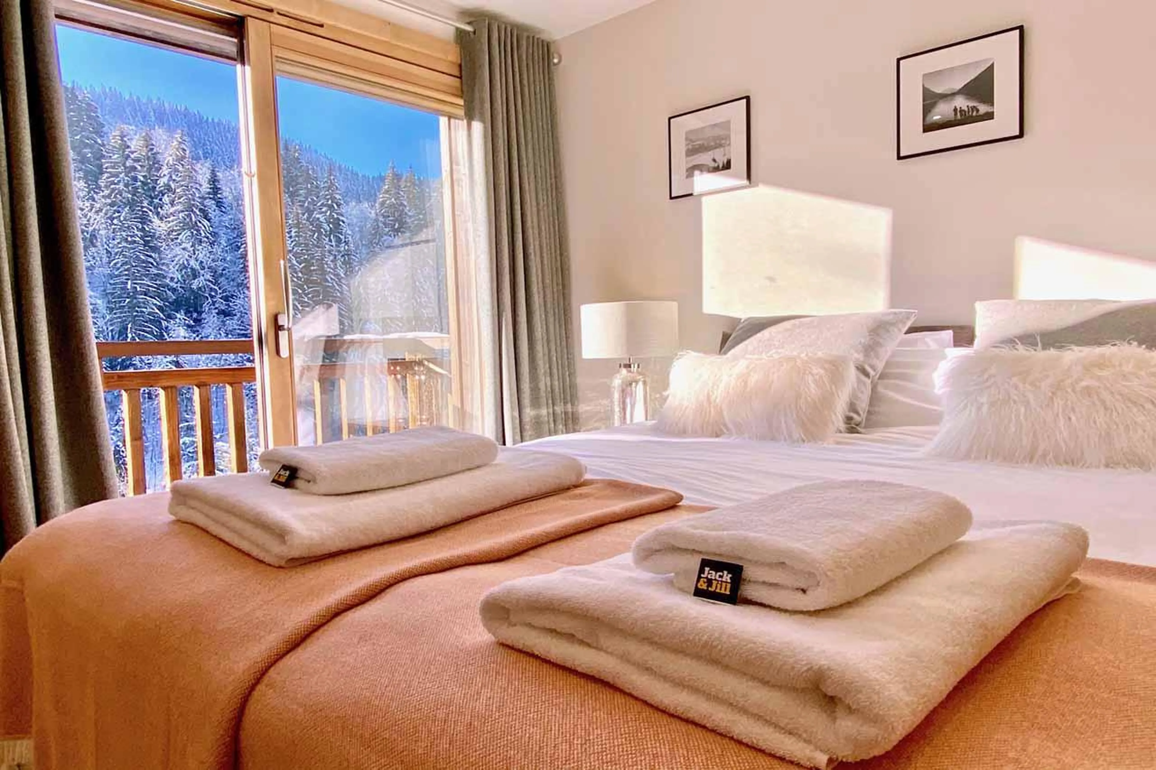 Access to balcony at Chalet Gouter in Morzine