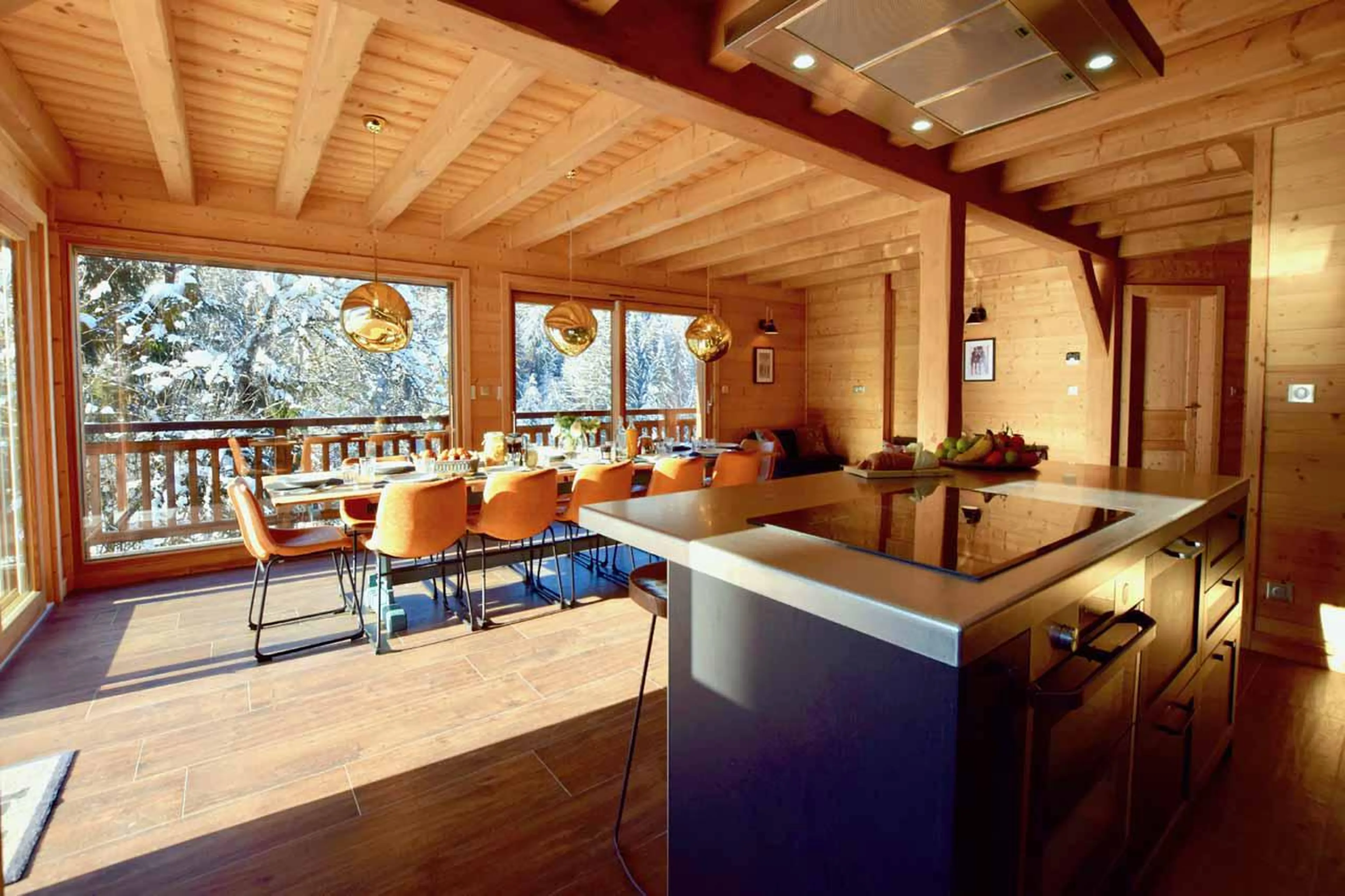 Kitchen at Chalet Gouter in Morzine