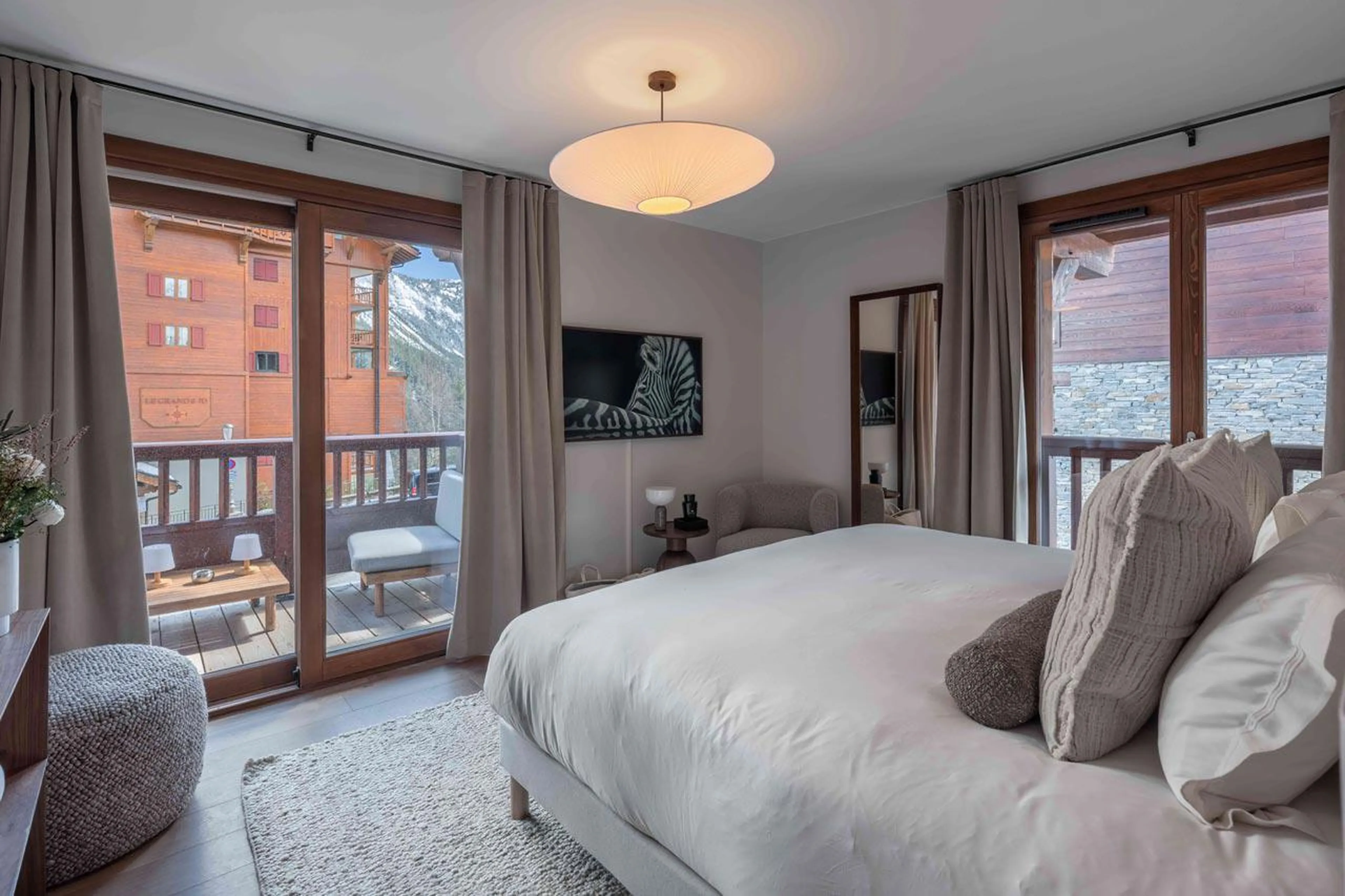Double bedroom in Chalet Goyard, Courchevel 1650