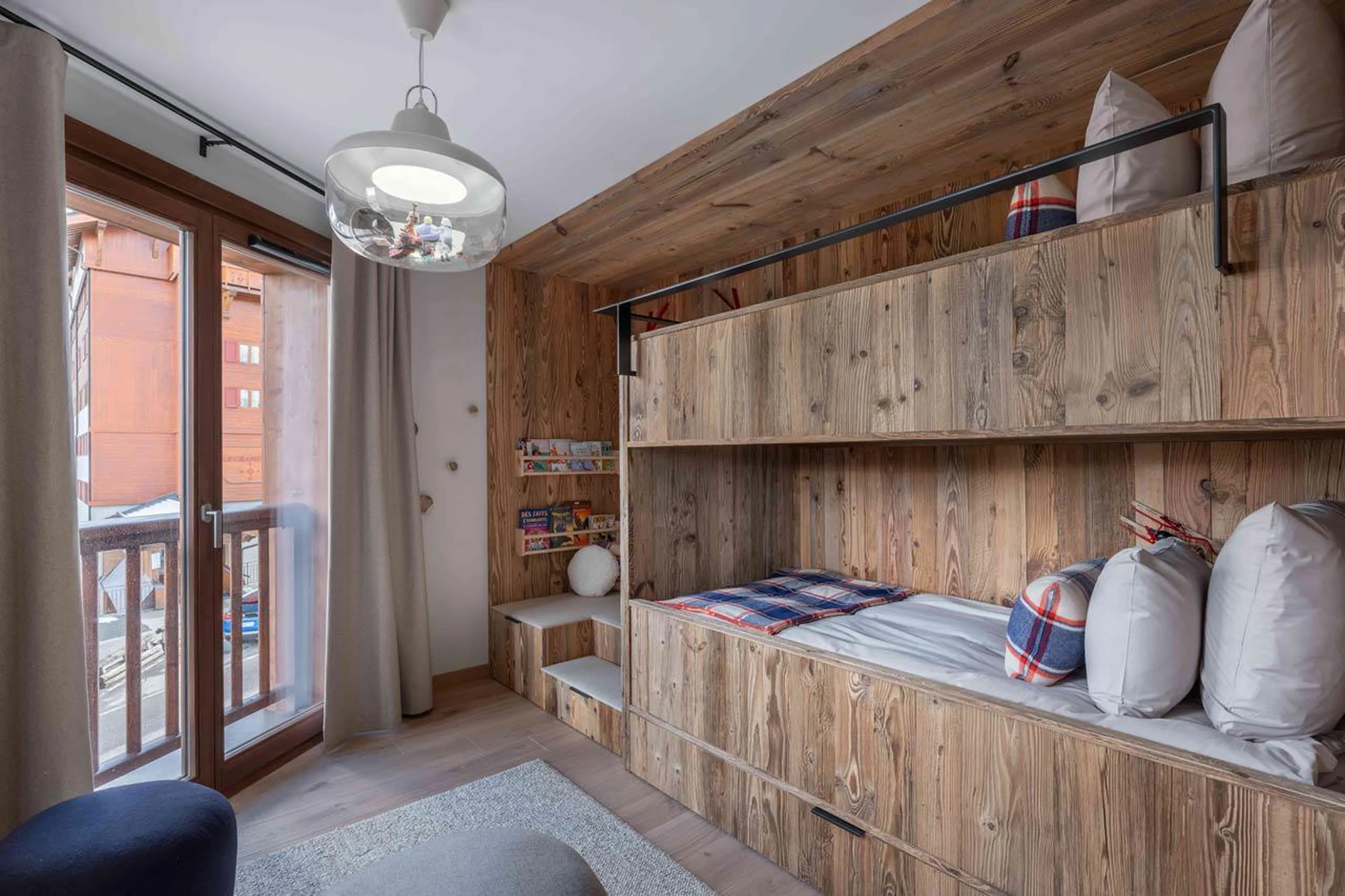 Bunk bedroom in Chalet Goyard, Courchevel 1650