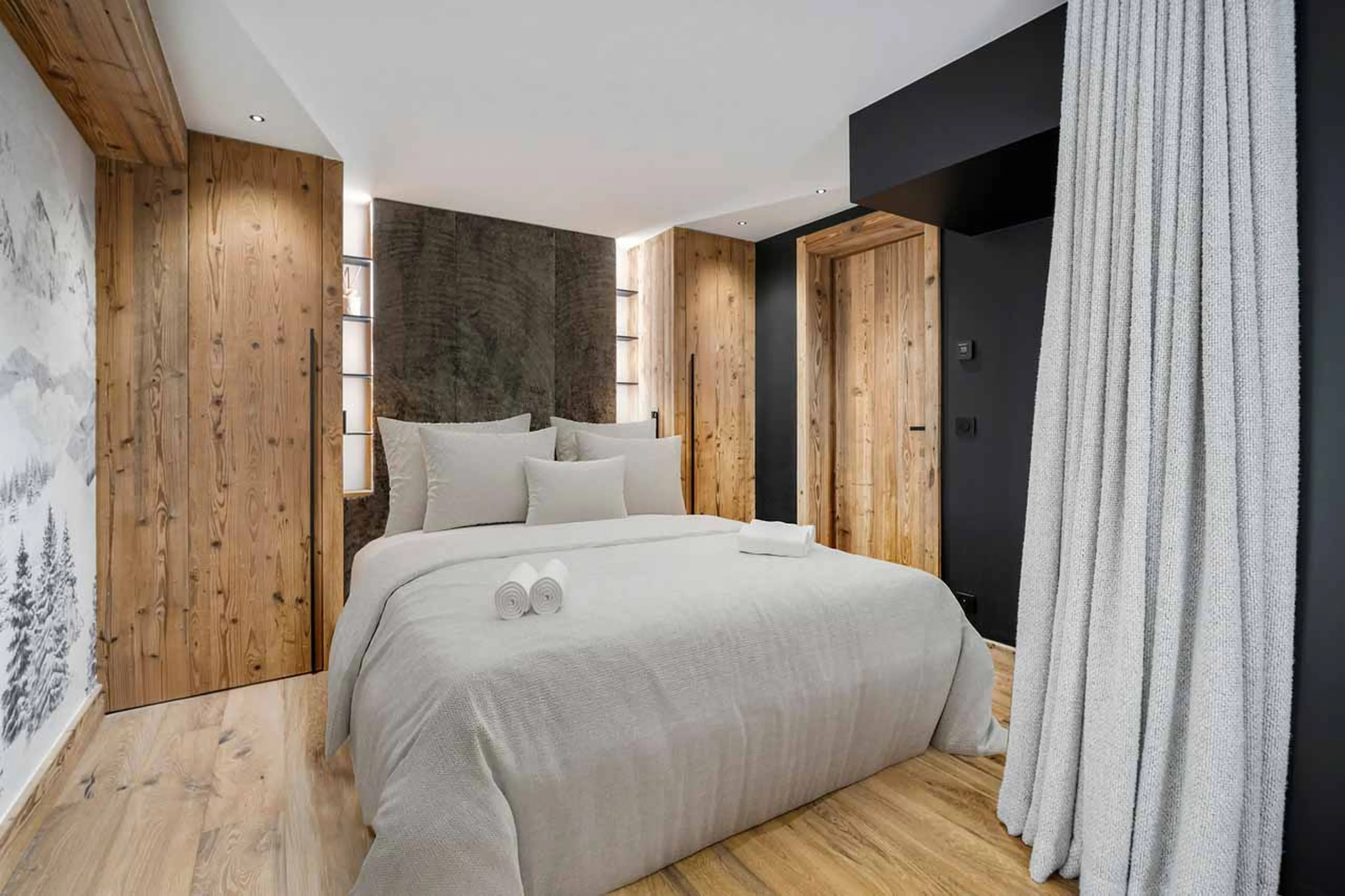 Bedroom 3 at Grace Dieu in Courchevel 1850