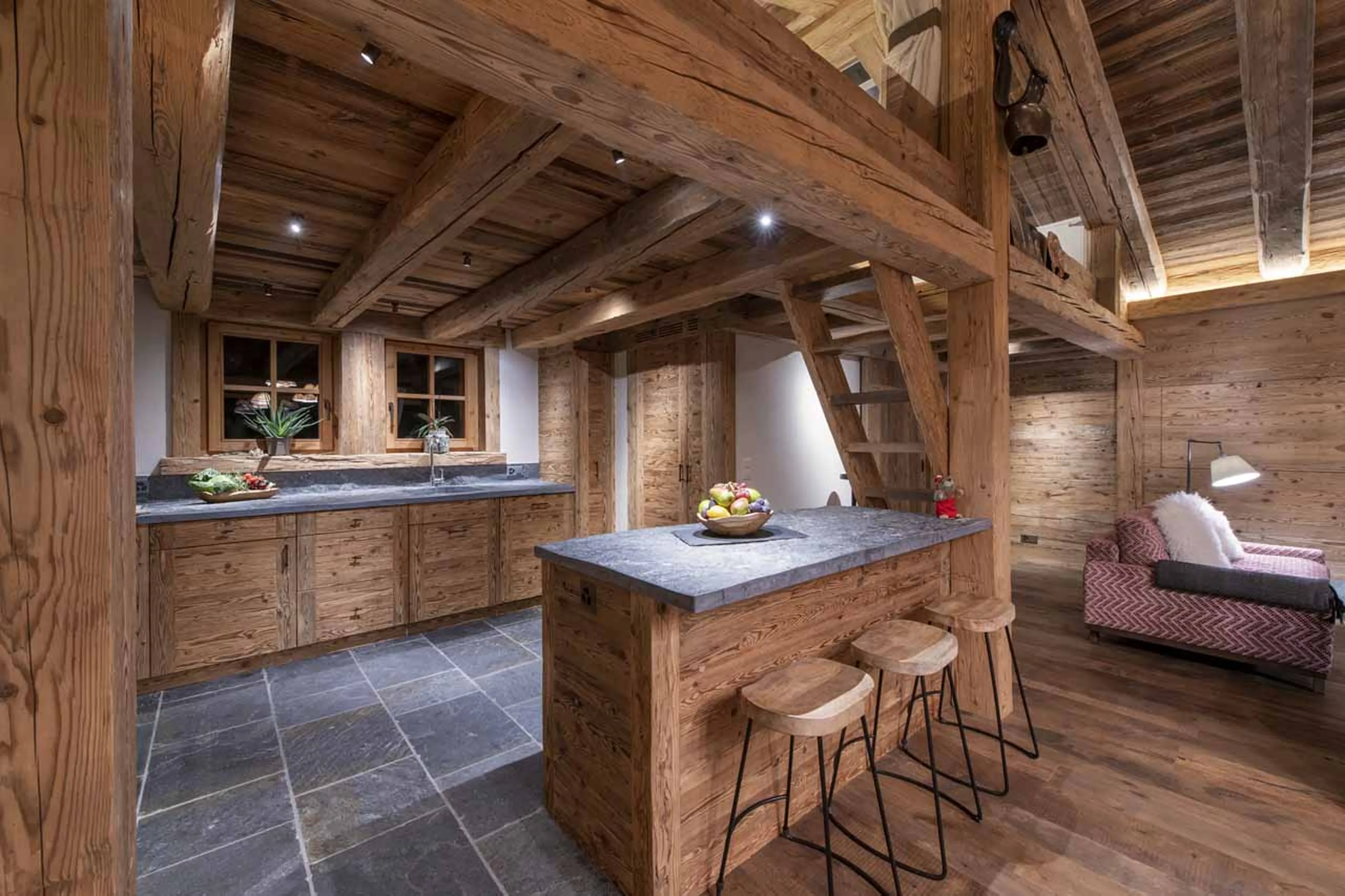 Kitchen at Chalet Grand Coeur in Verbier