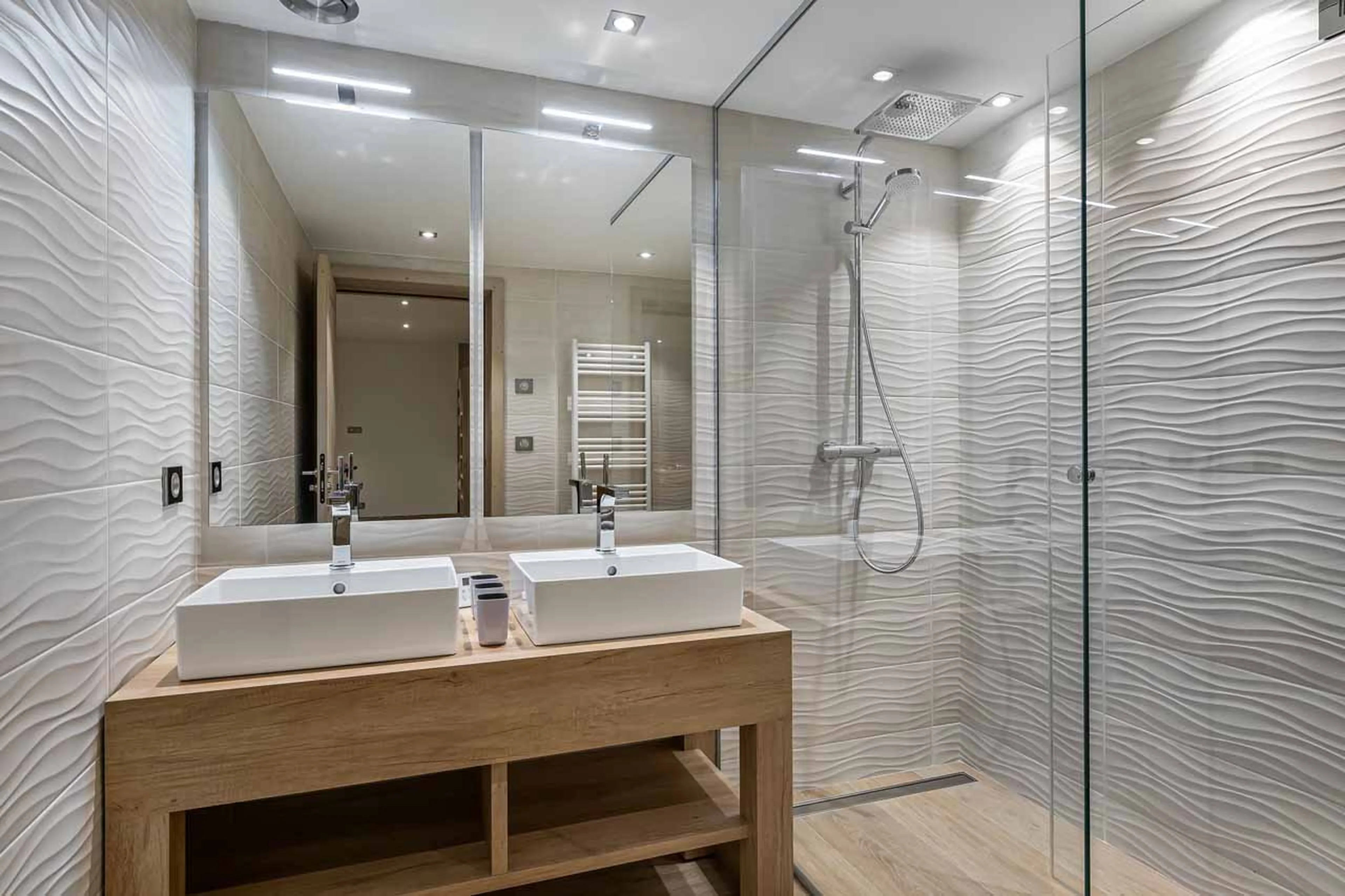 Bathroom three at Chalet Grand Tetras at Courchevel Le Praz