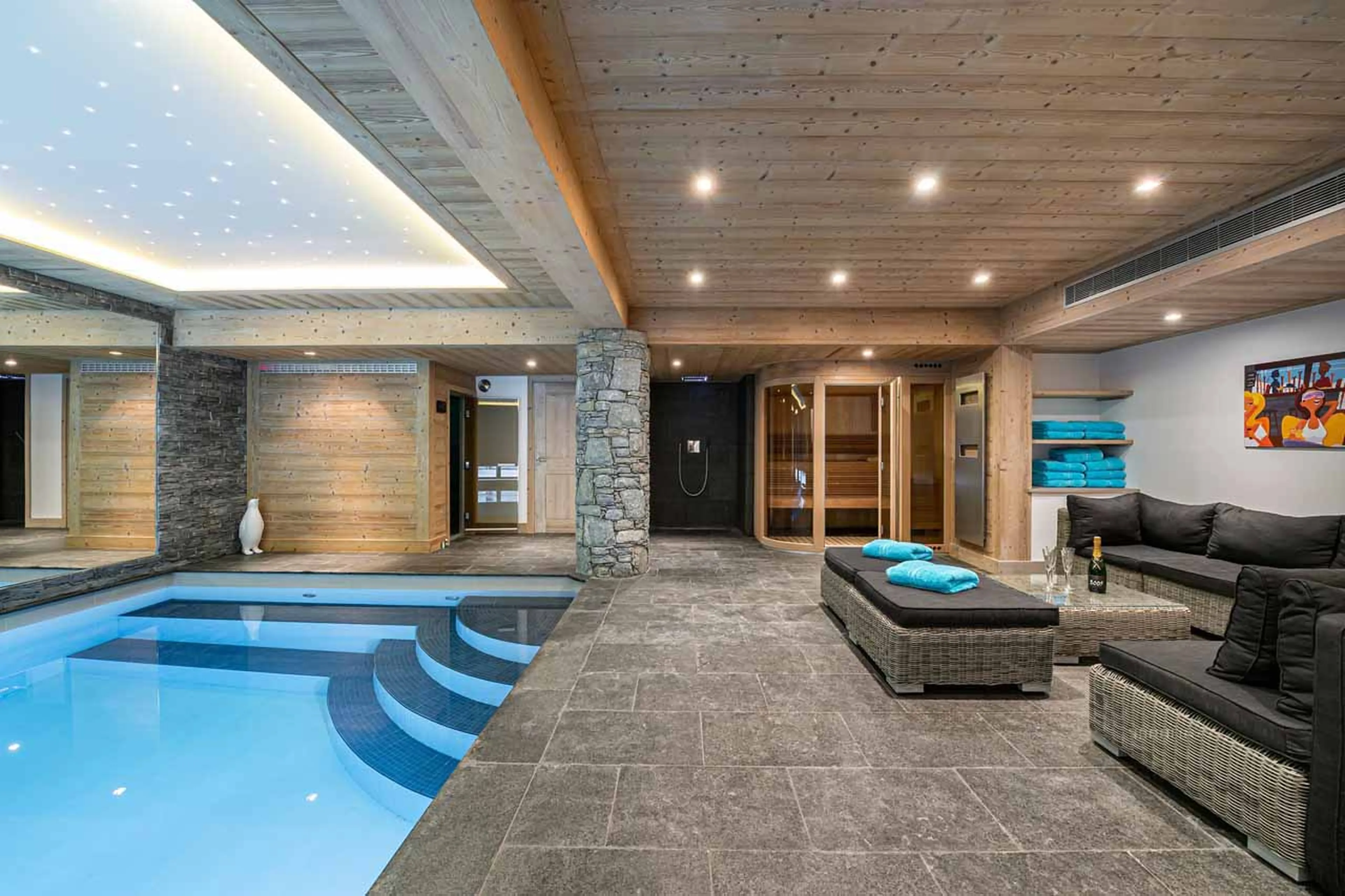 Spa at Chalet Grand Tetras at Courchevel Le Praz