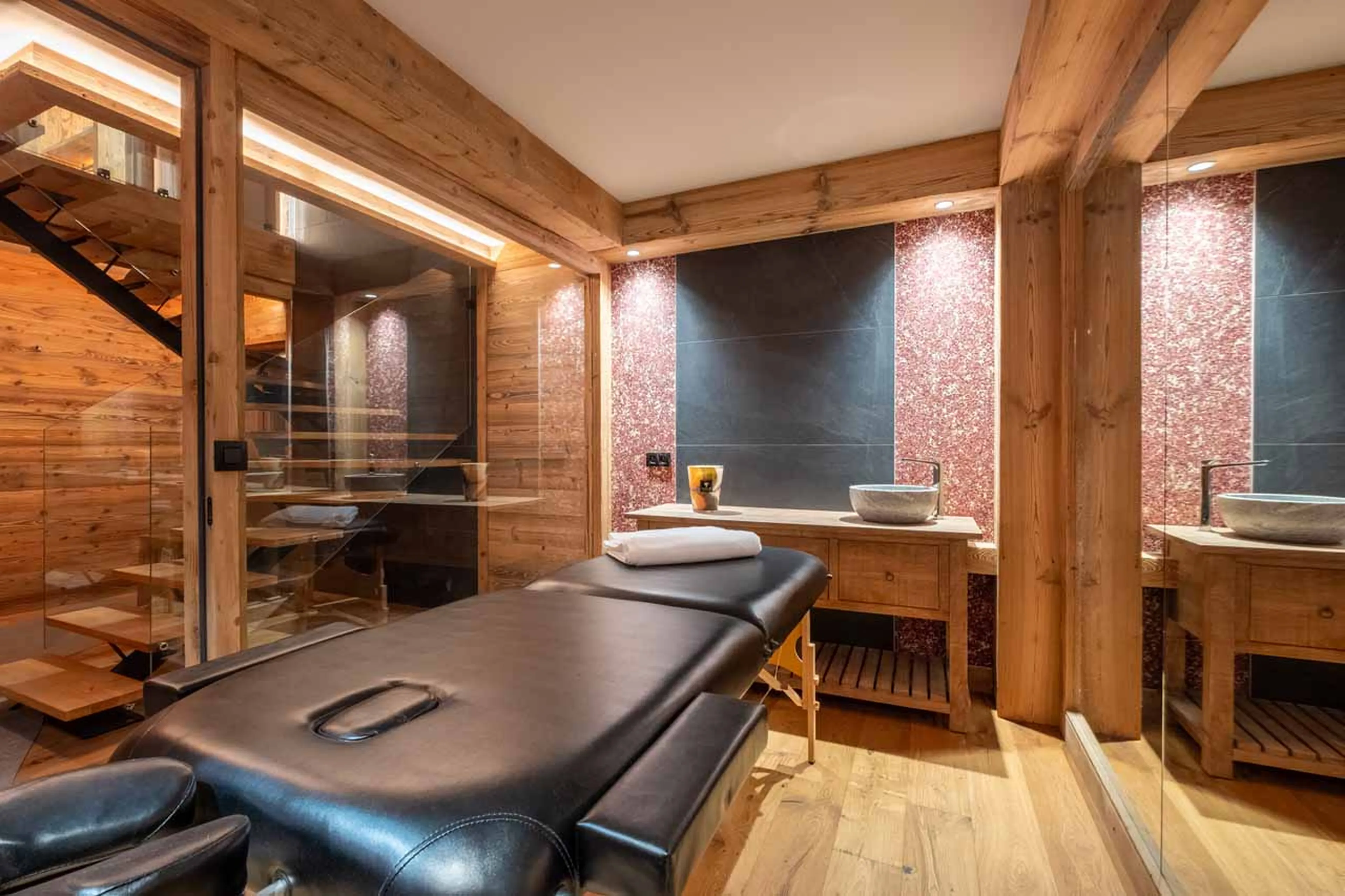 Massage room in Chalet Grande Kalinka, Meribel