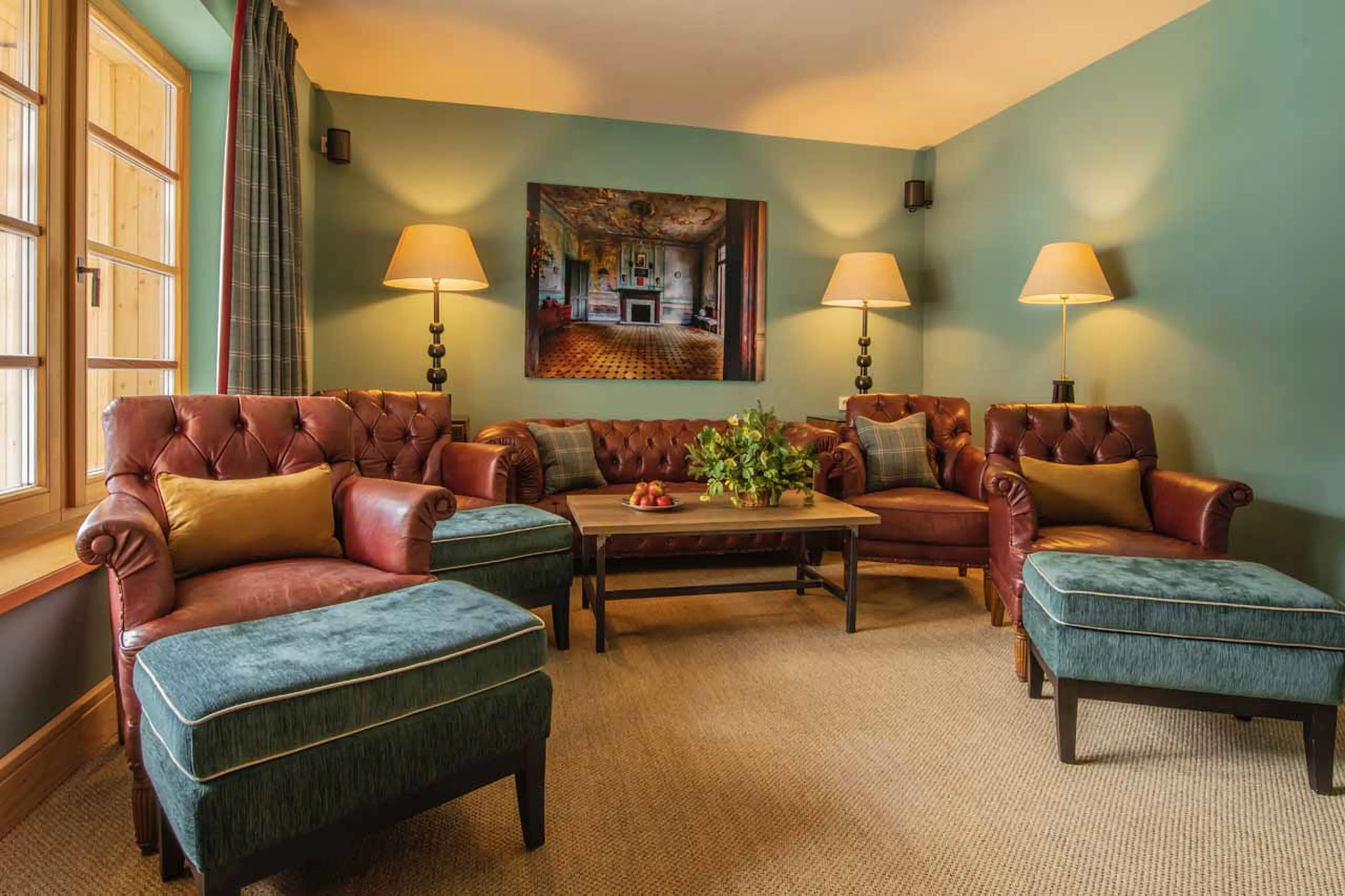 Cinema room at Chalet Griffin in St Anton