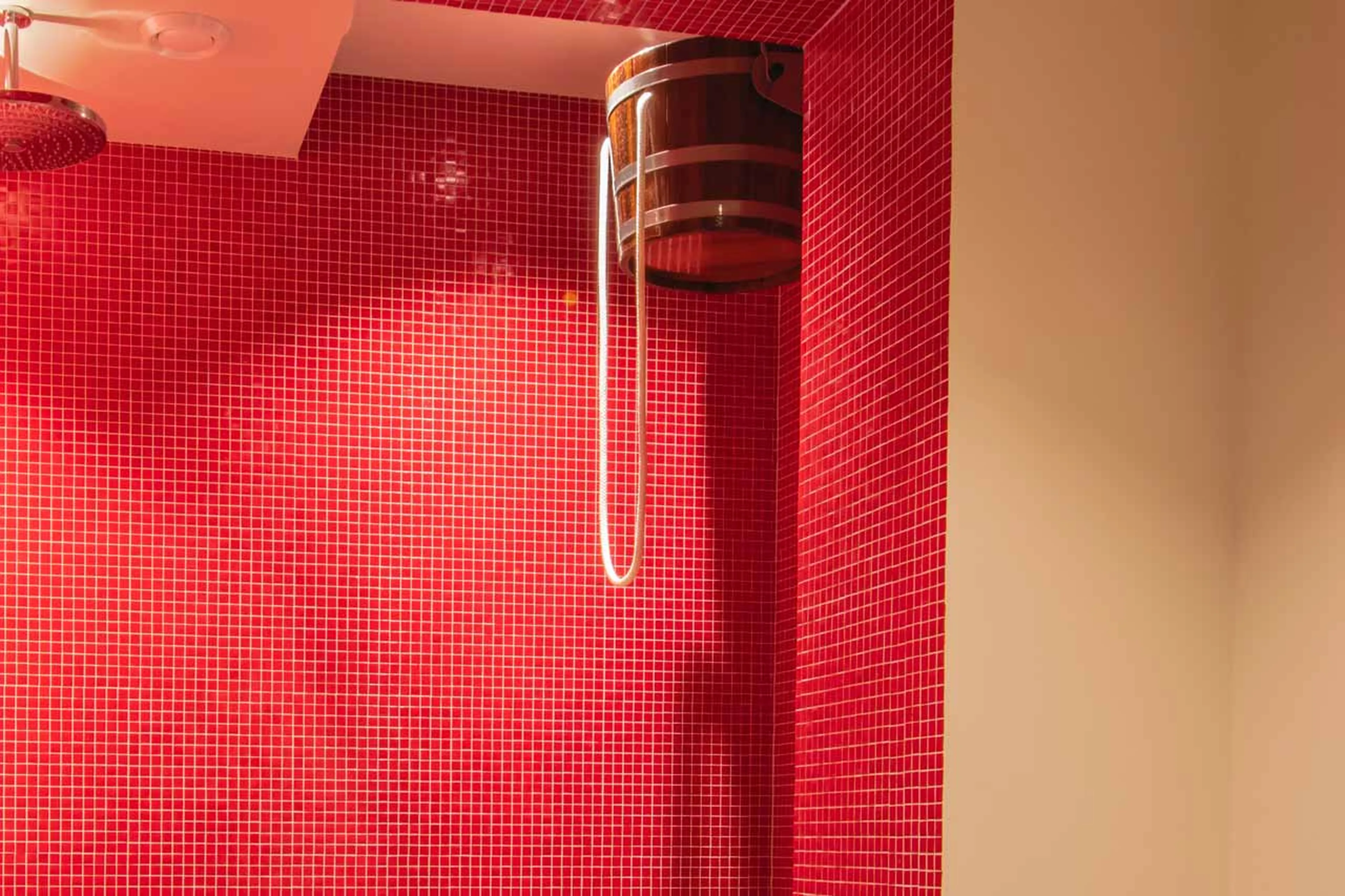 Shower at Chalet Griffin in St Anton