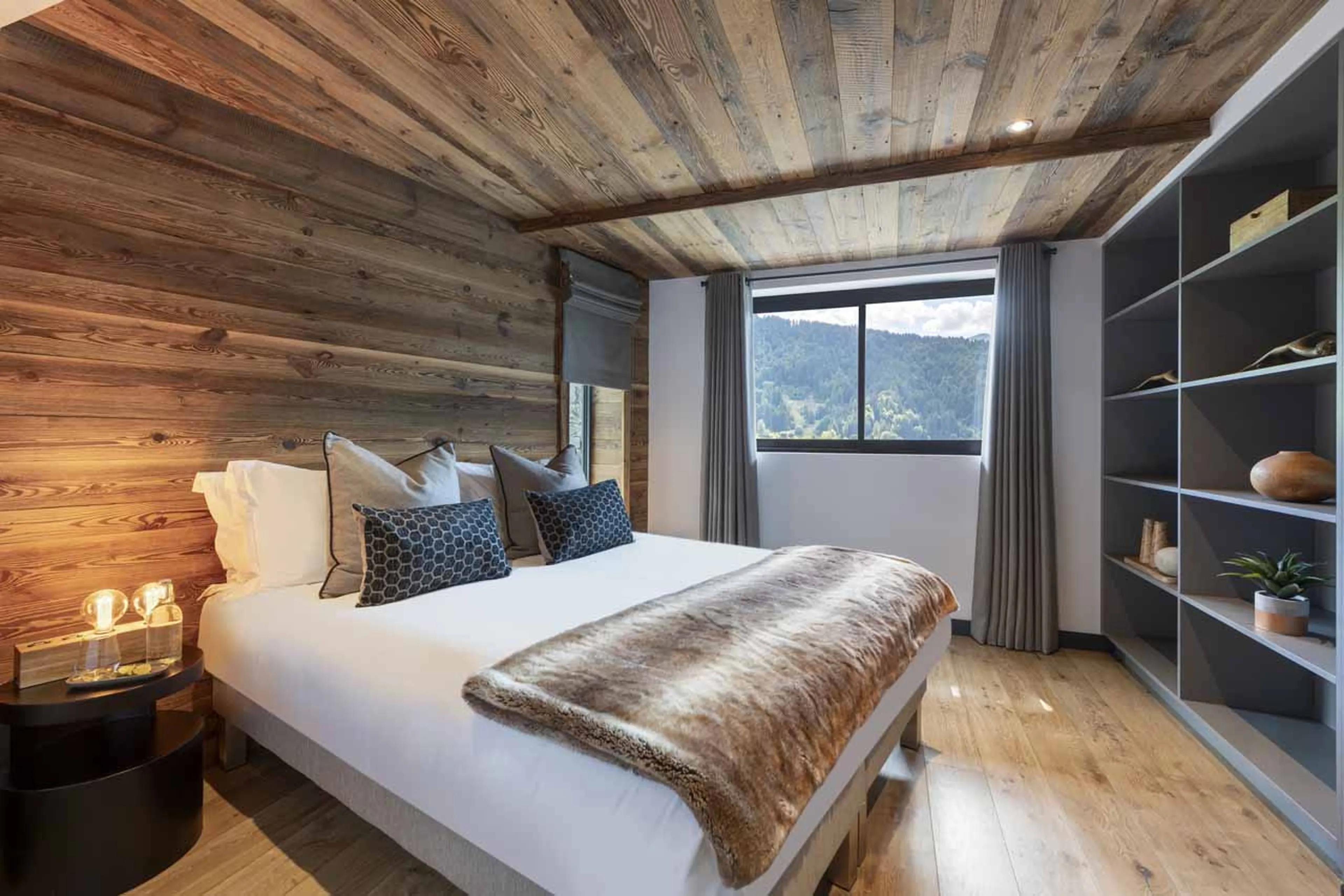 Bedroom three at Chalet Griffonner in Morzine