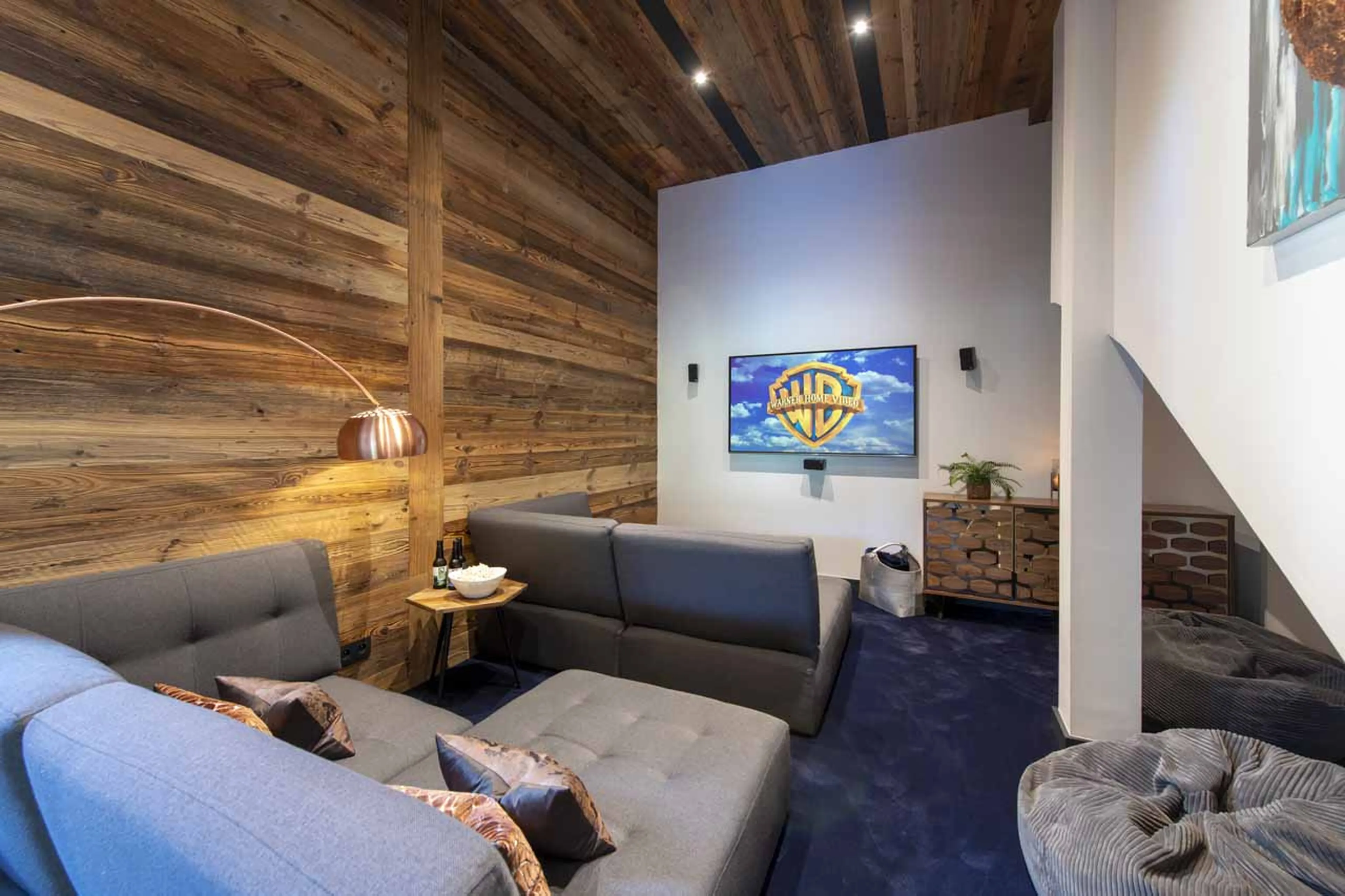 Tv room at Chalet Griffonner in Morzine