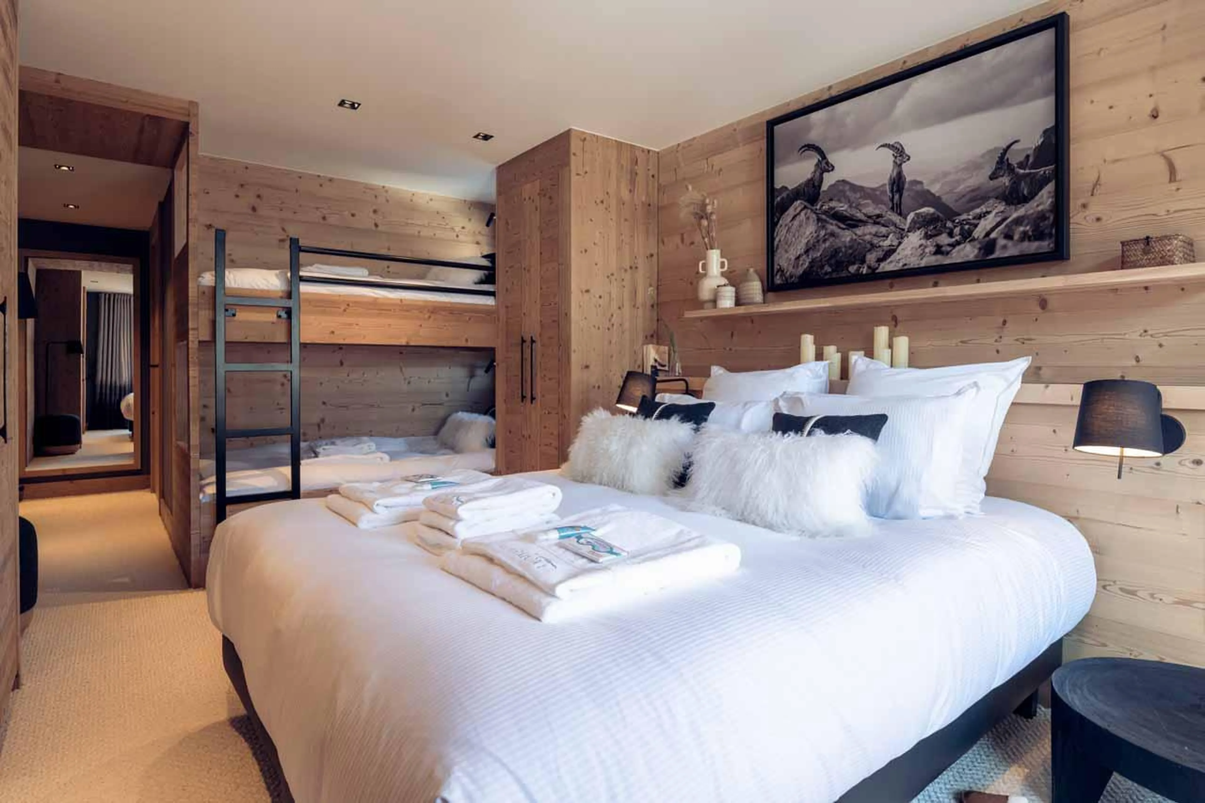 Family room at Chalet Harmony in Meribel