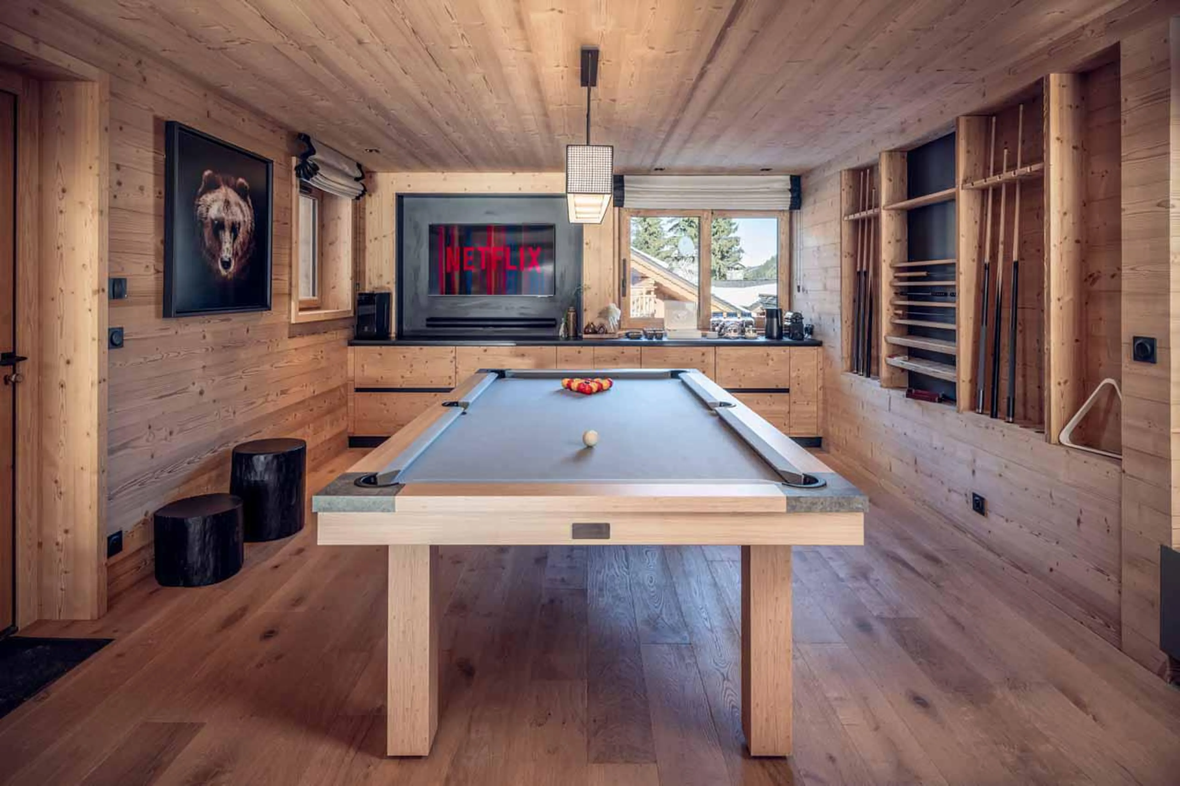 Games area at Chalet Harmony in Meribel