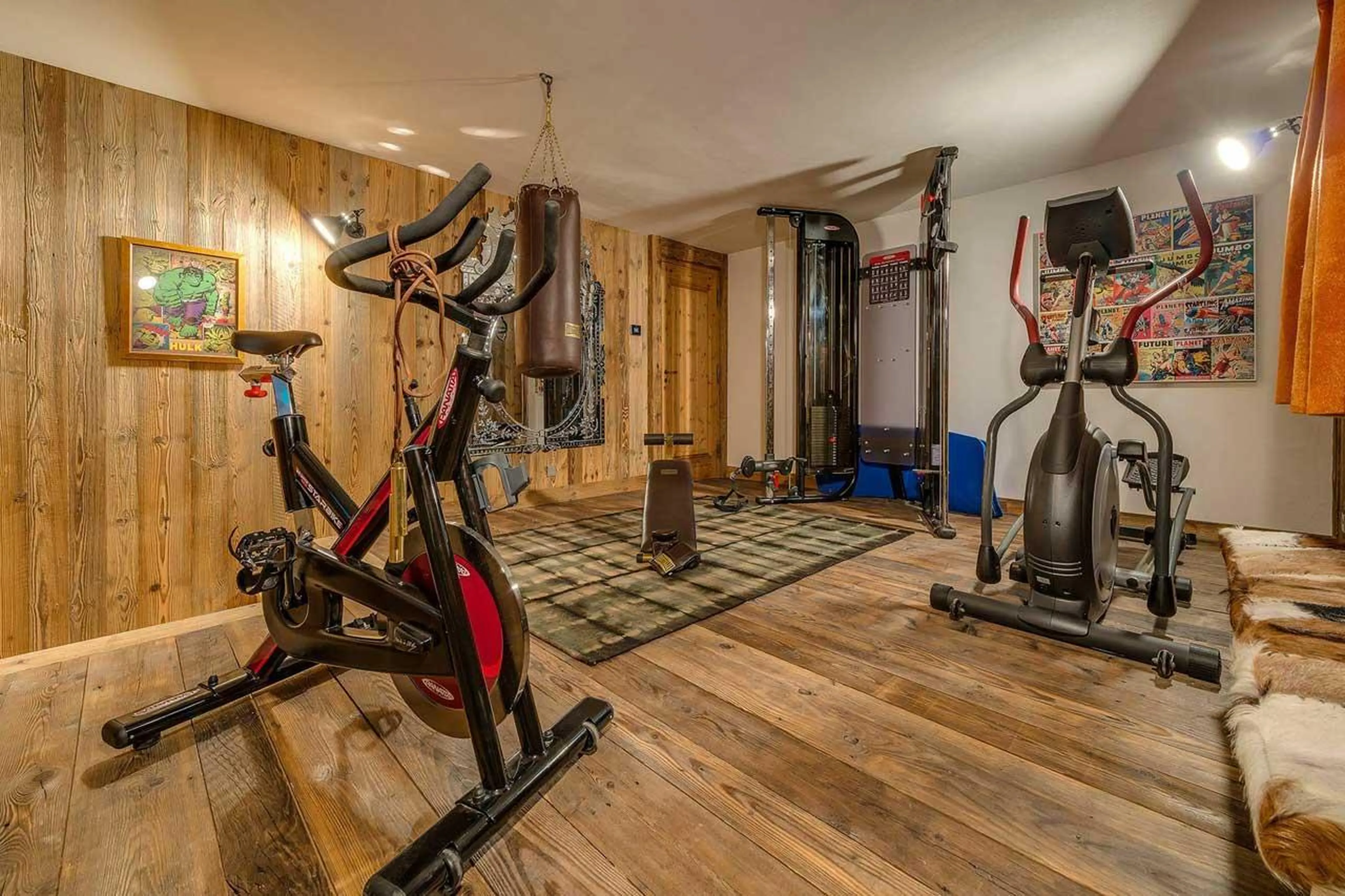 Fitness room at Chalet Husky in Val d'Isere