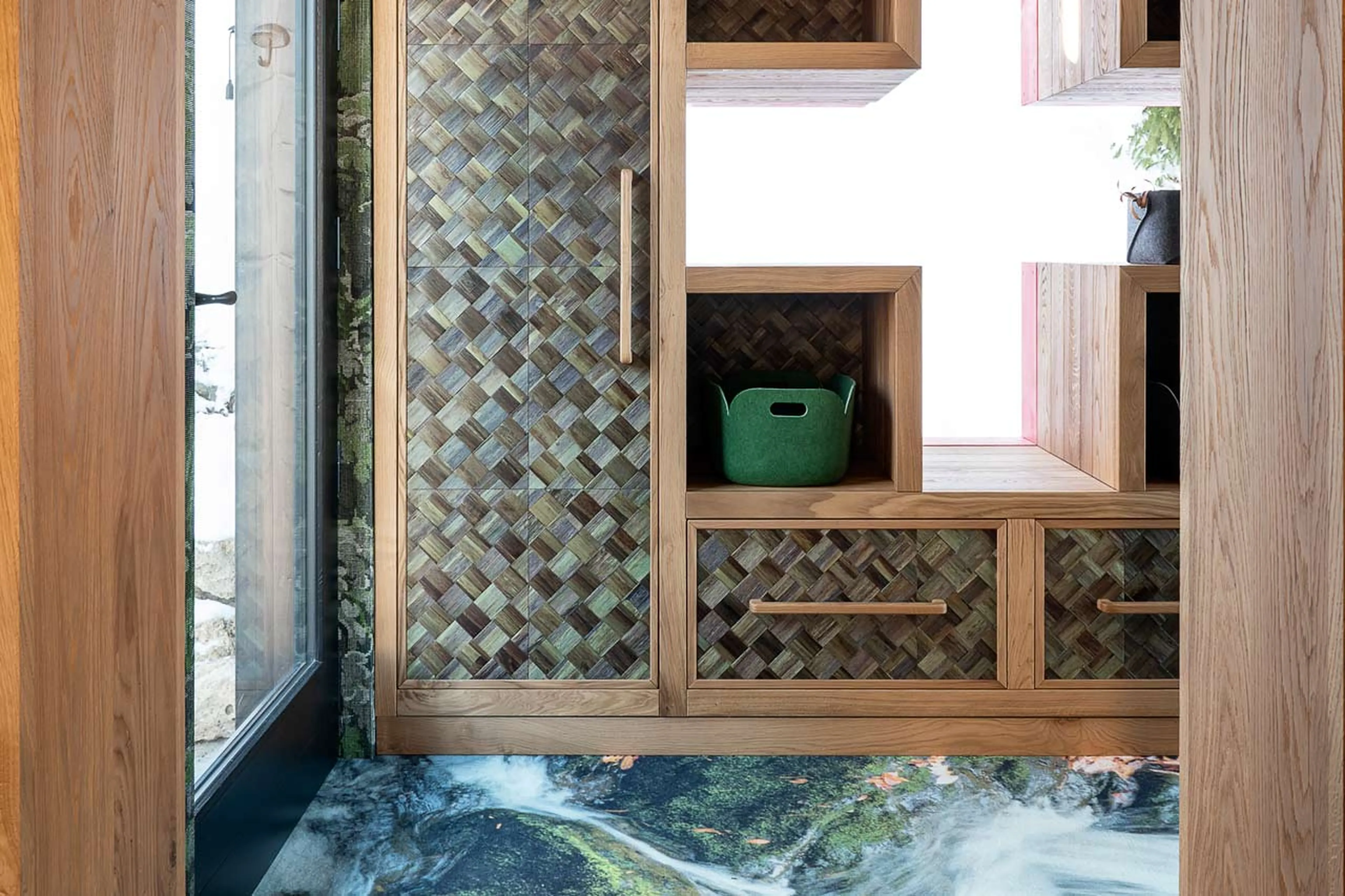 Ski room entrance of Chalet Ikamiut in Courchevel 1550