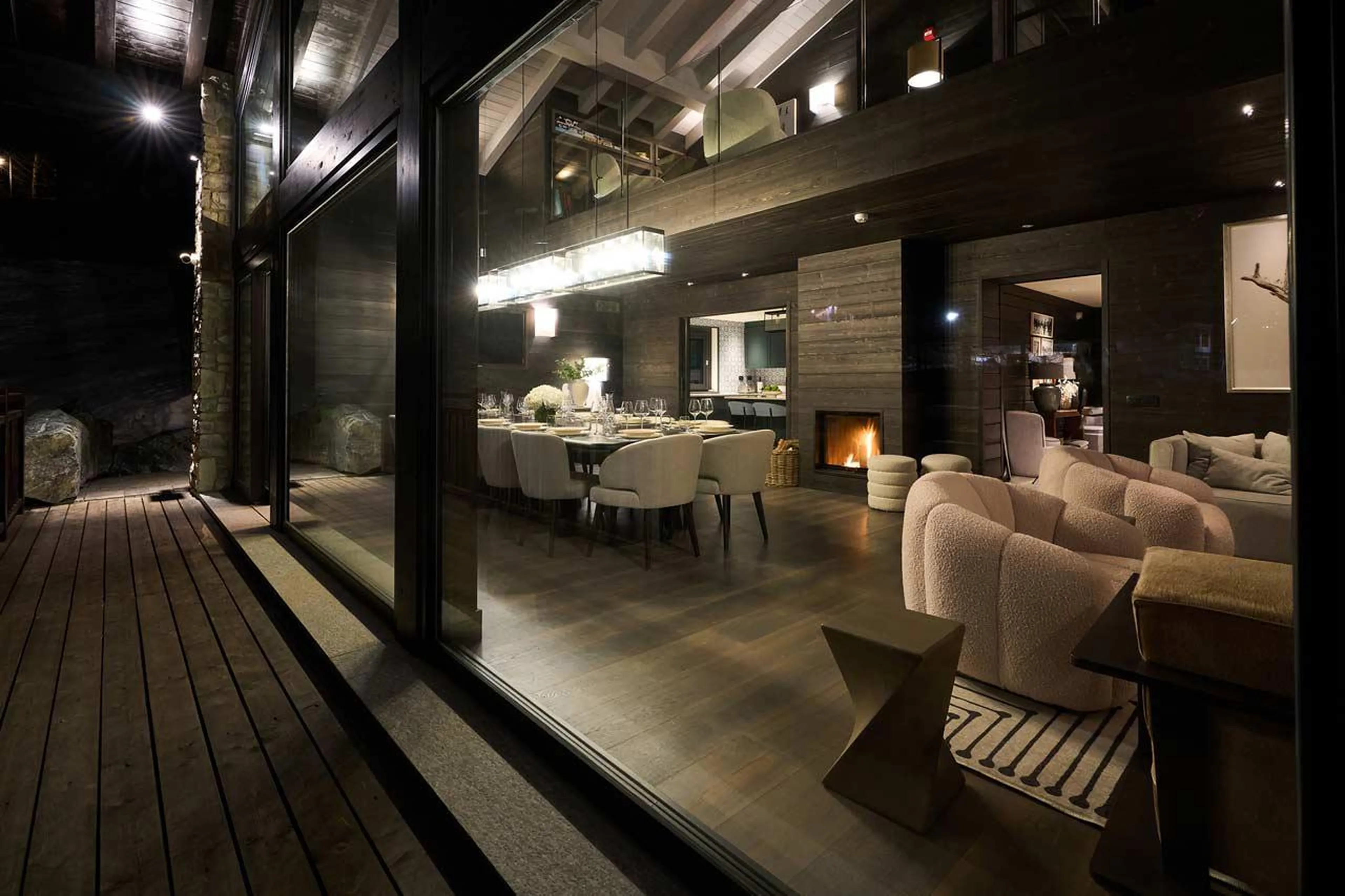 From balcony of Chalet Il Gufo in Cervinia