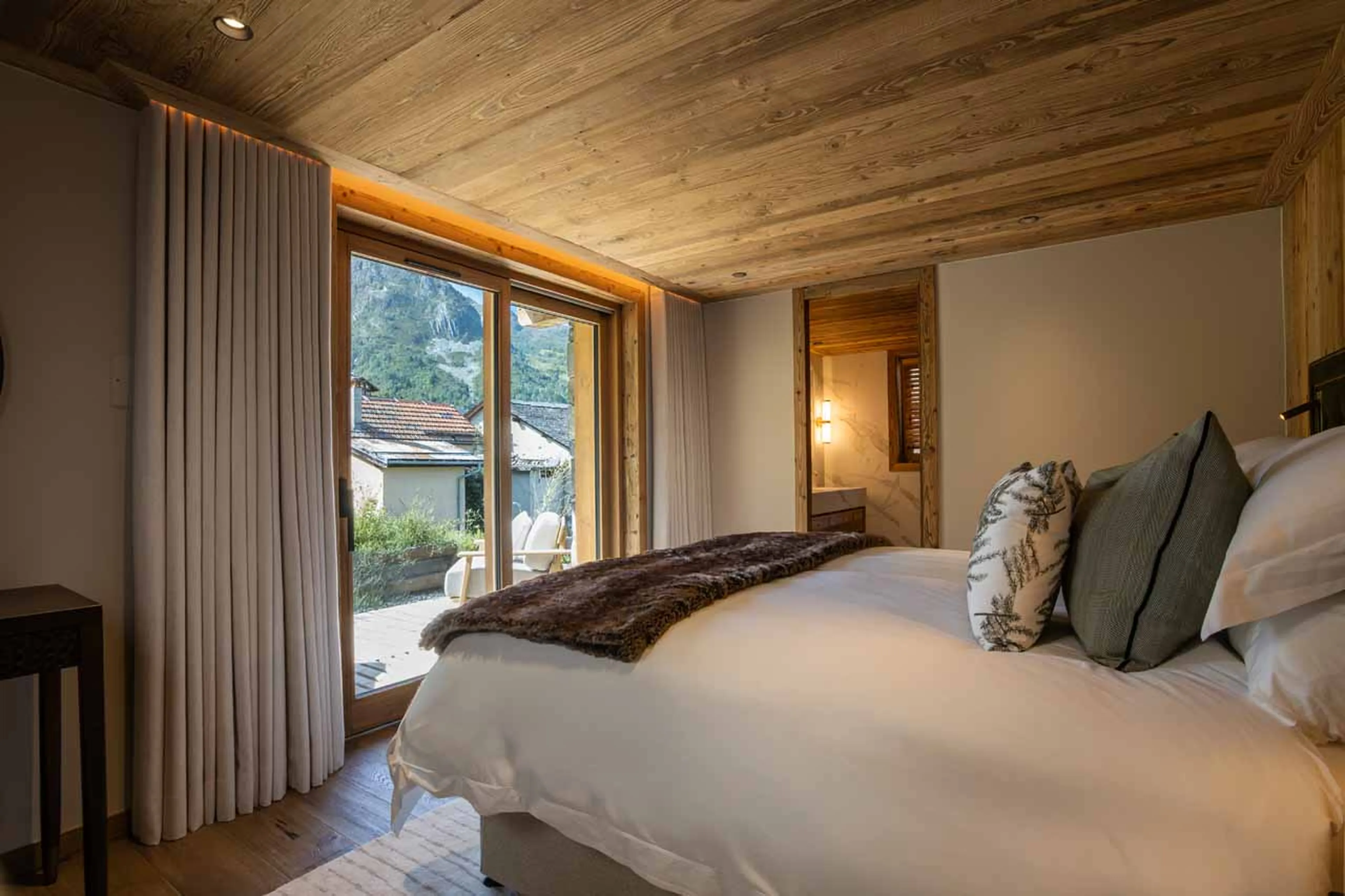 Bedroom 2 at Chalet Ilex in St Martin de Belleville