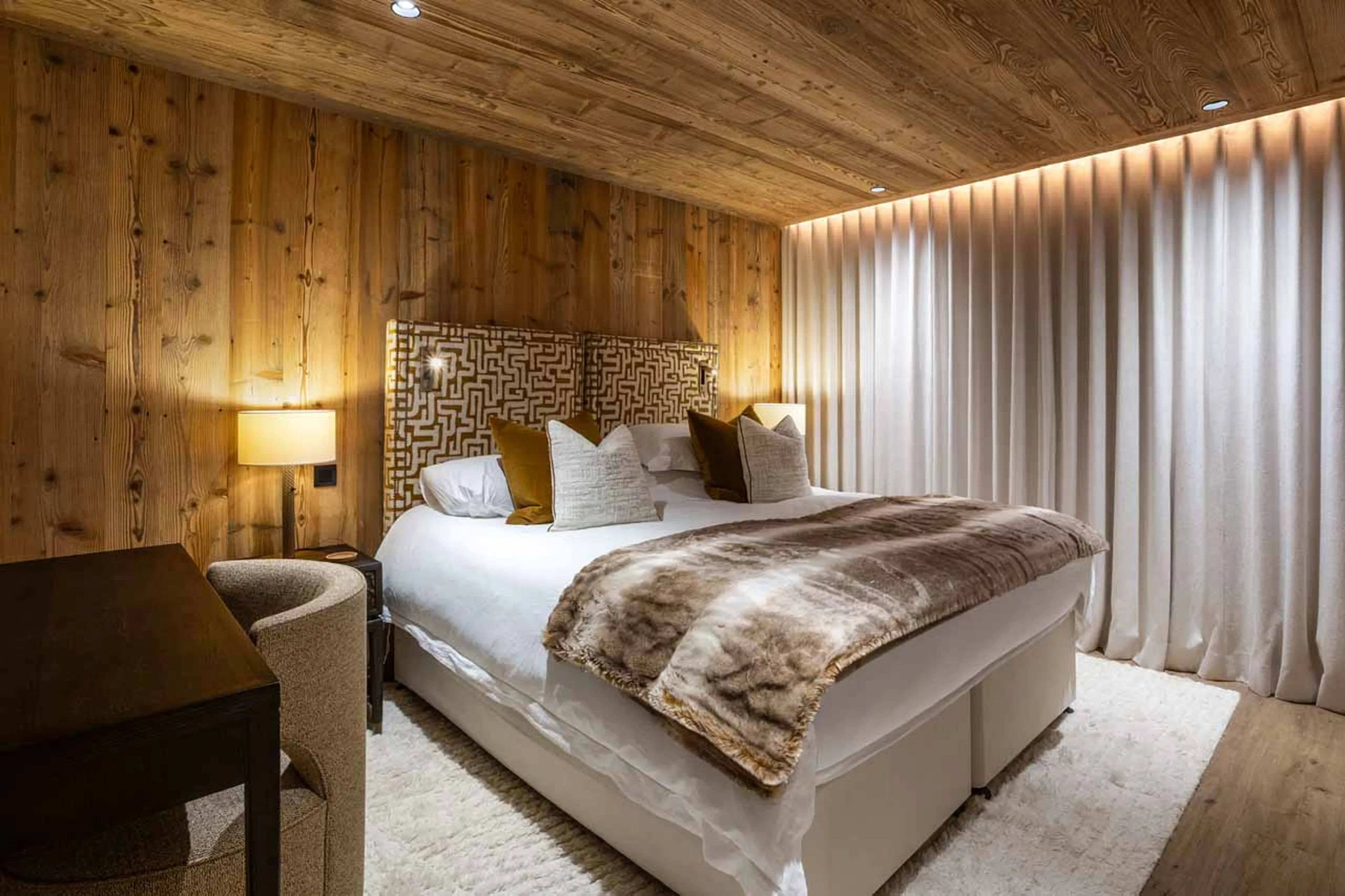 Bedroom 3 at Chalet Ilex in St Martin de Belleville