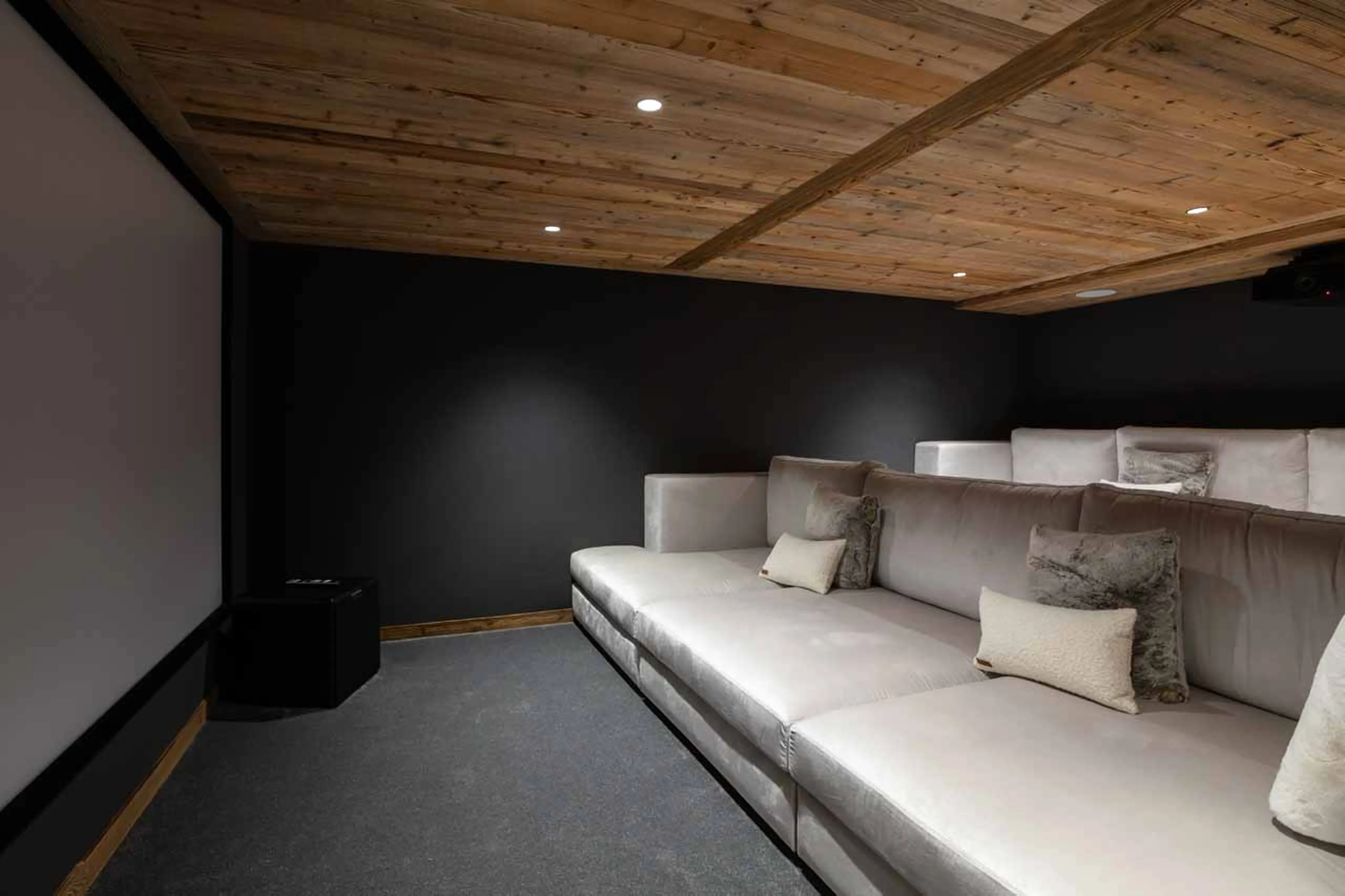 Cinema at Chalet Ilex in St Martin de Belleville