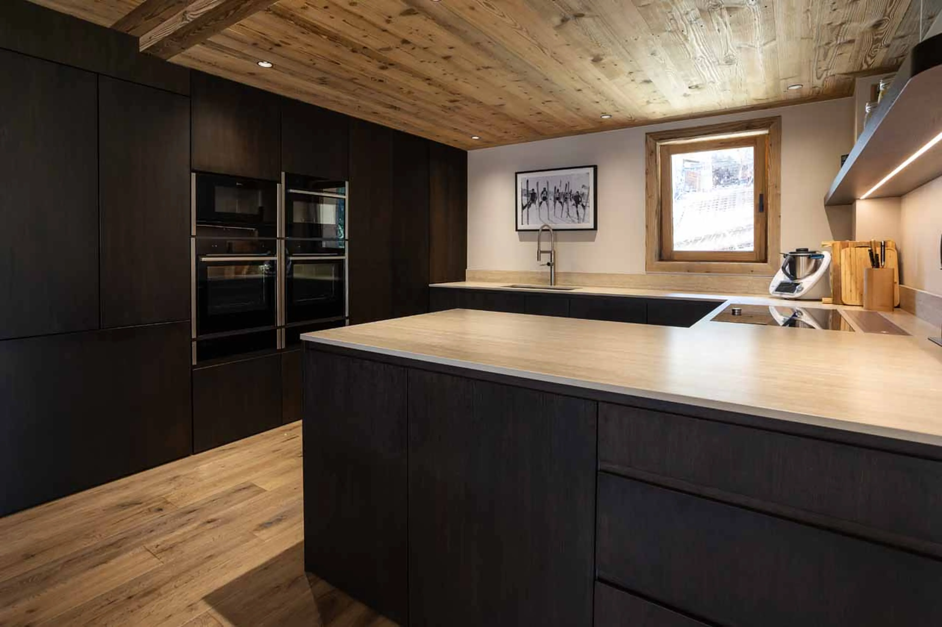 Kitchen at Chalet Ilex in St Martin de Belleville