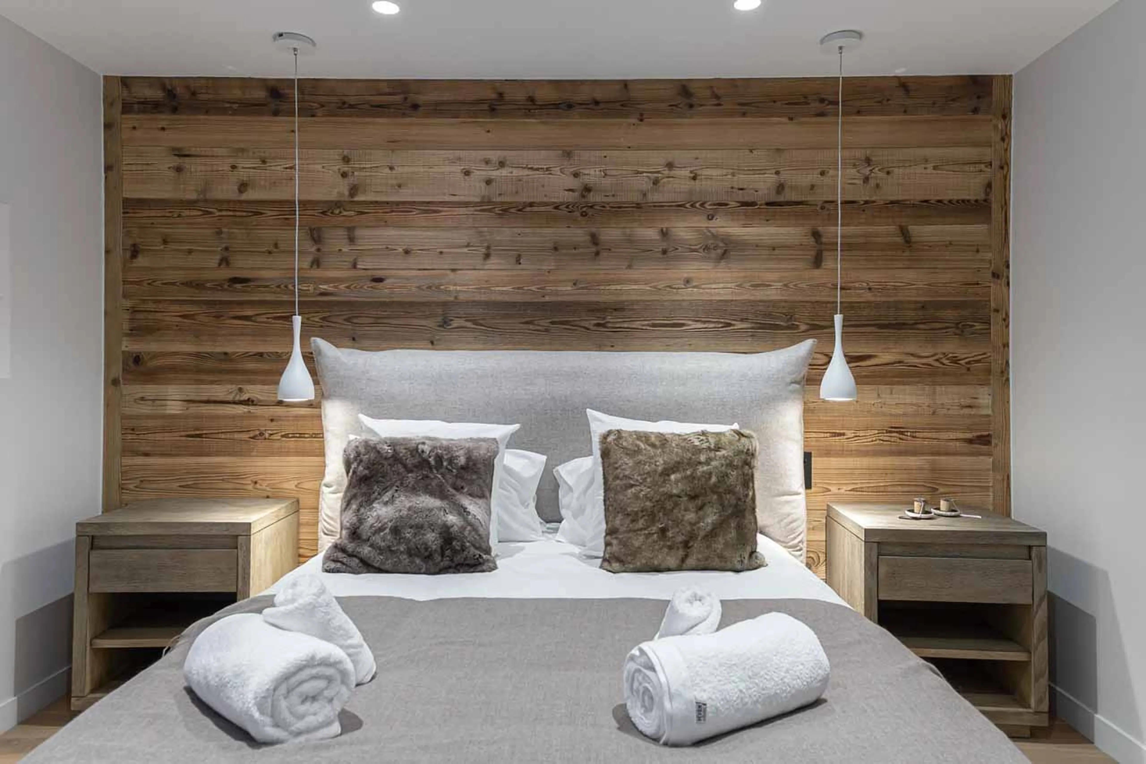 Bedroom three at Chalet Illi in Courchevel 1550
