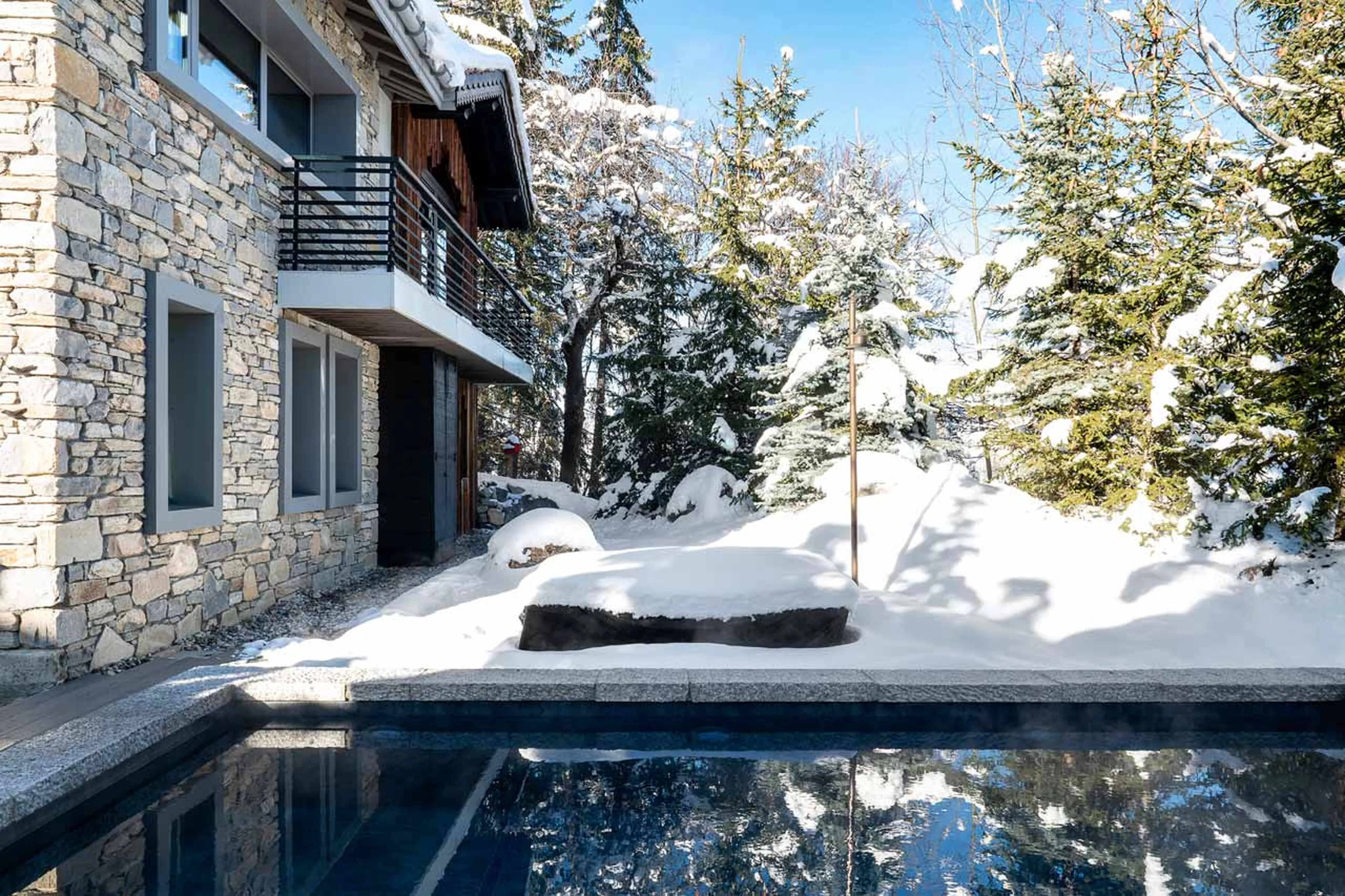 Exterior view of Chalet Ililissat in Courchevel 1550