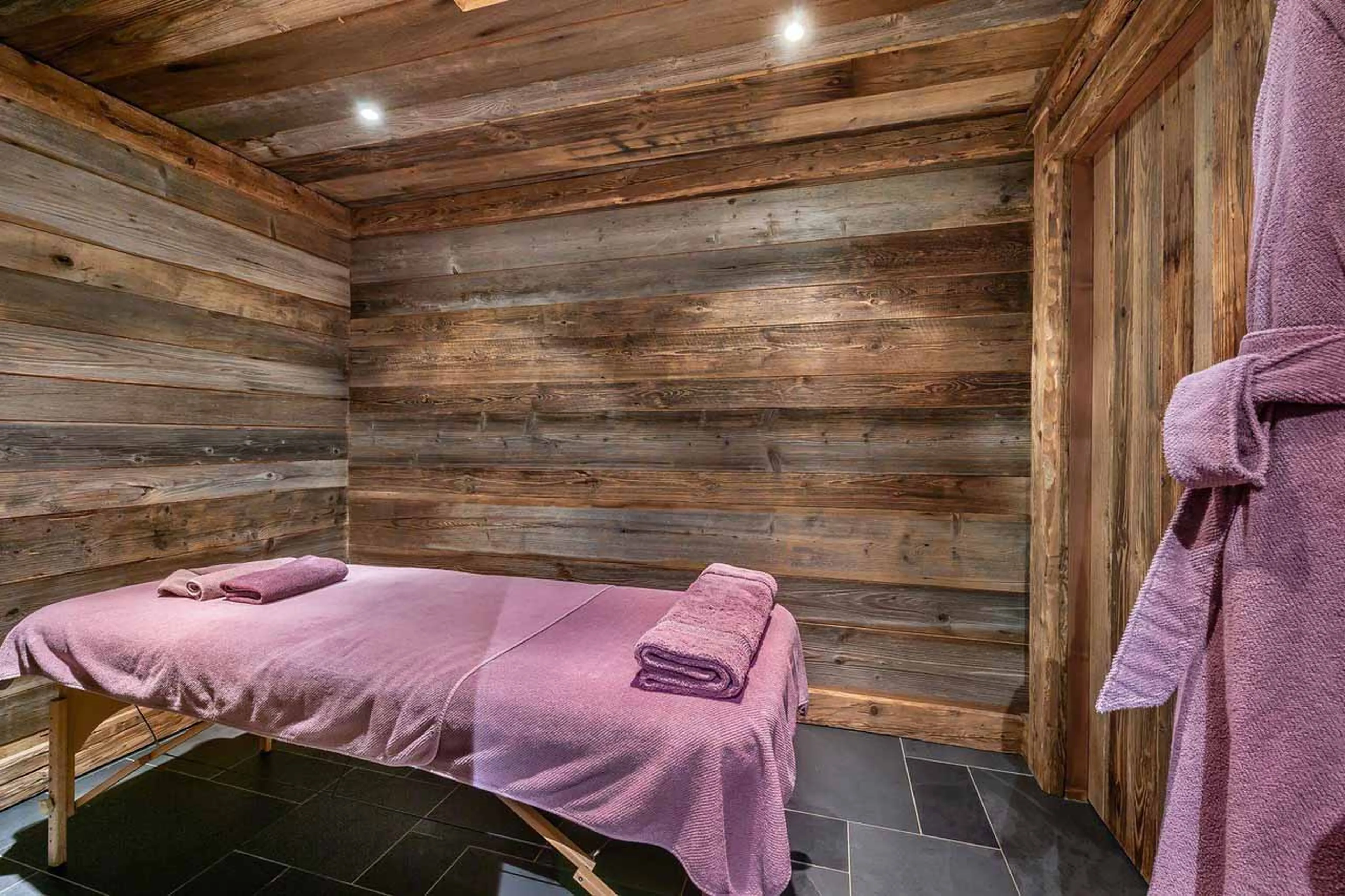 Massage room at Chalet Ima in Courchevel 1850
