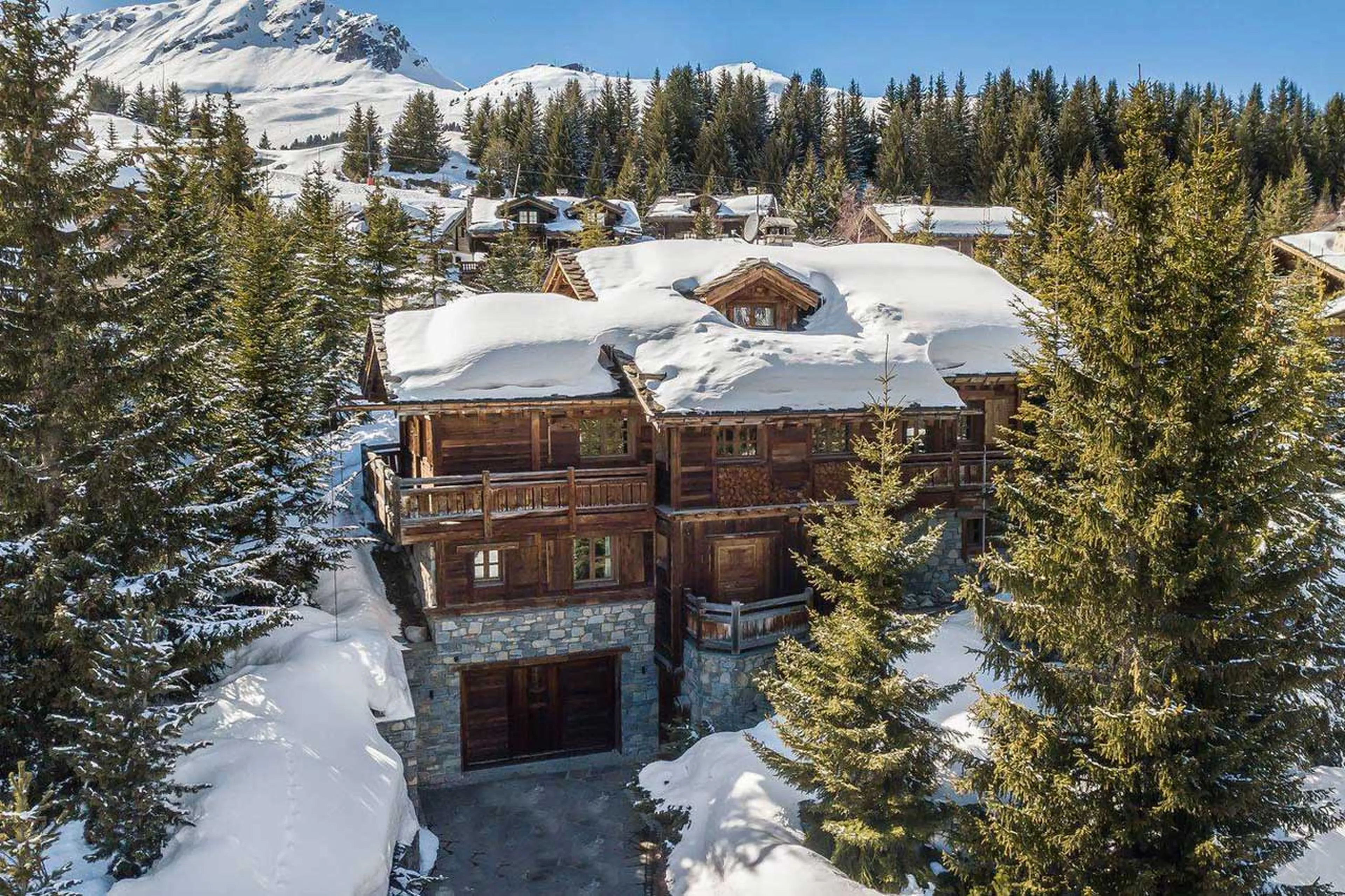 Exterior of Chalet Ima in Courchevel 1850