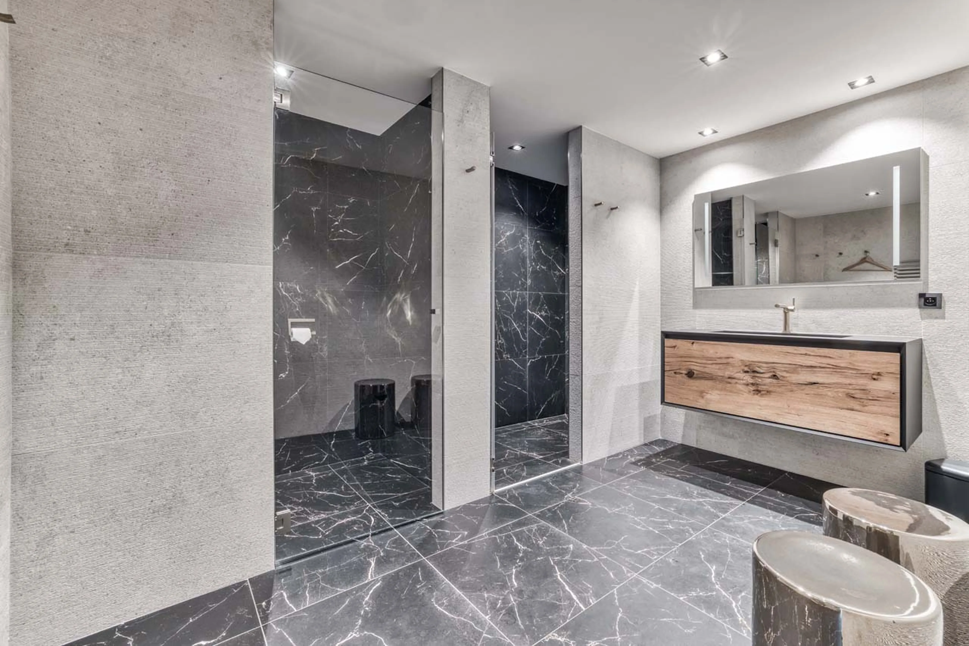 Shower in Chalet Indigo, Chamonix