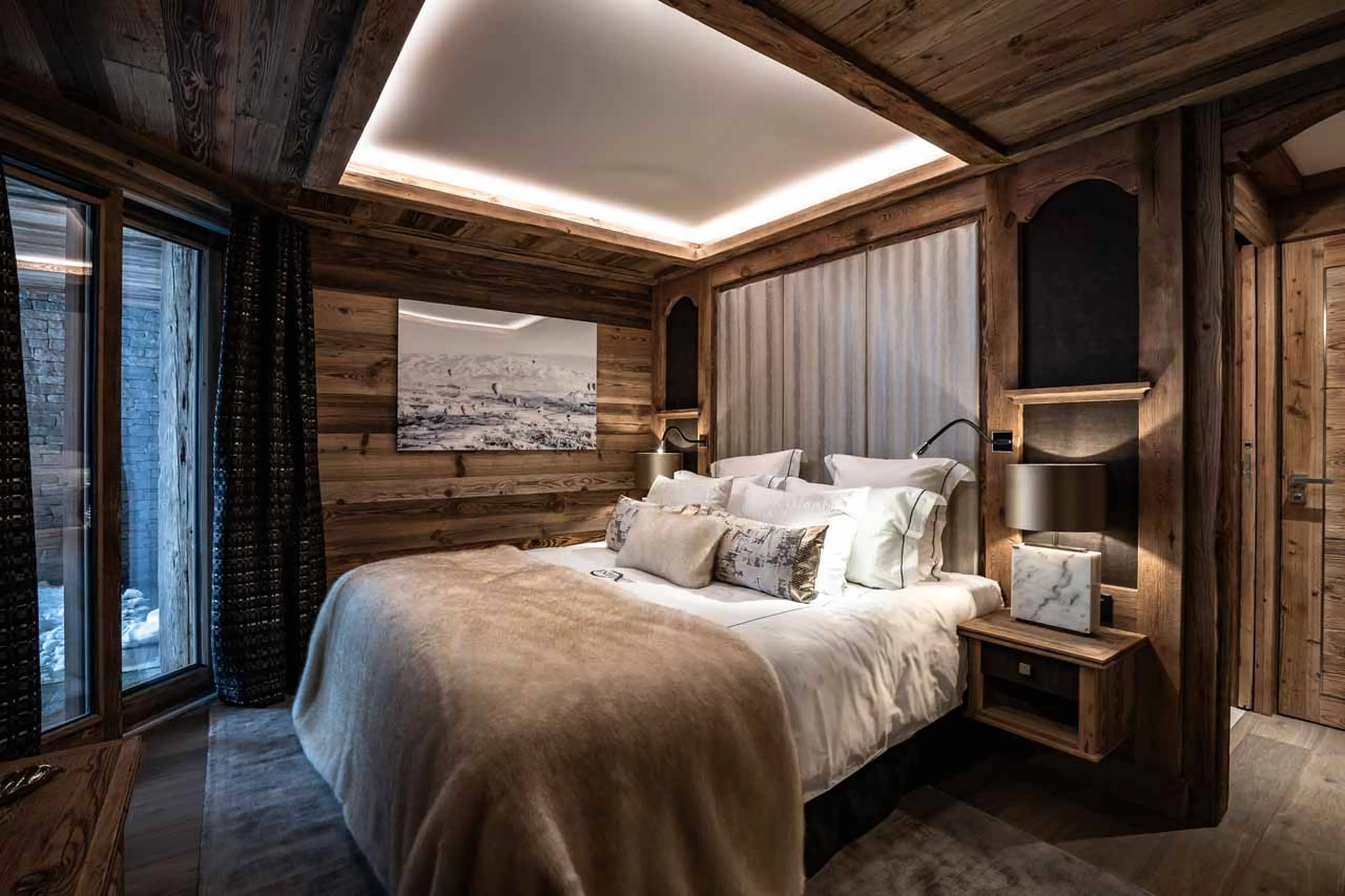 Bedroom three at Chalet Infinity in Chamonix