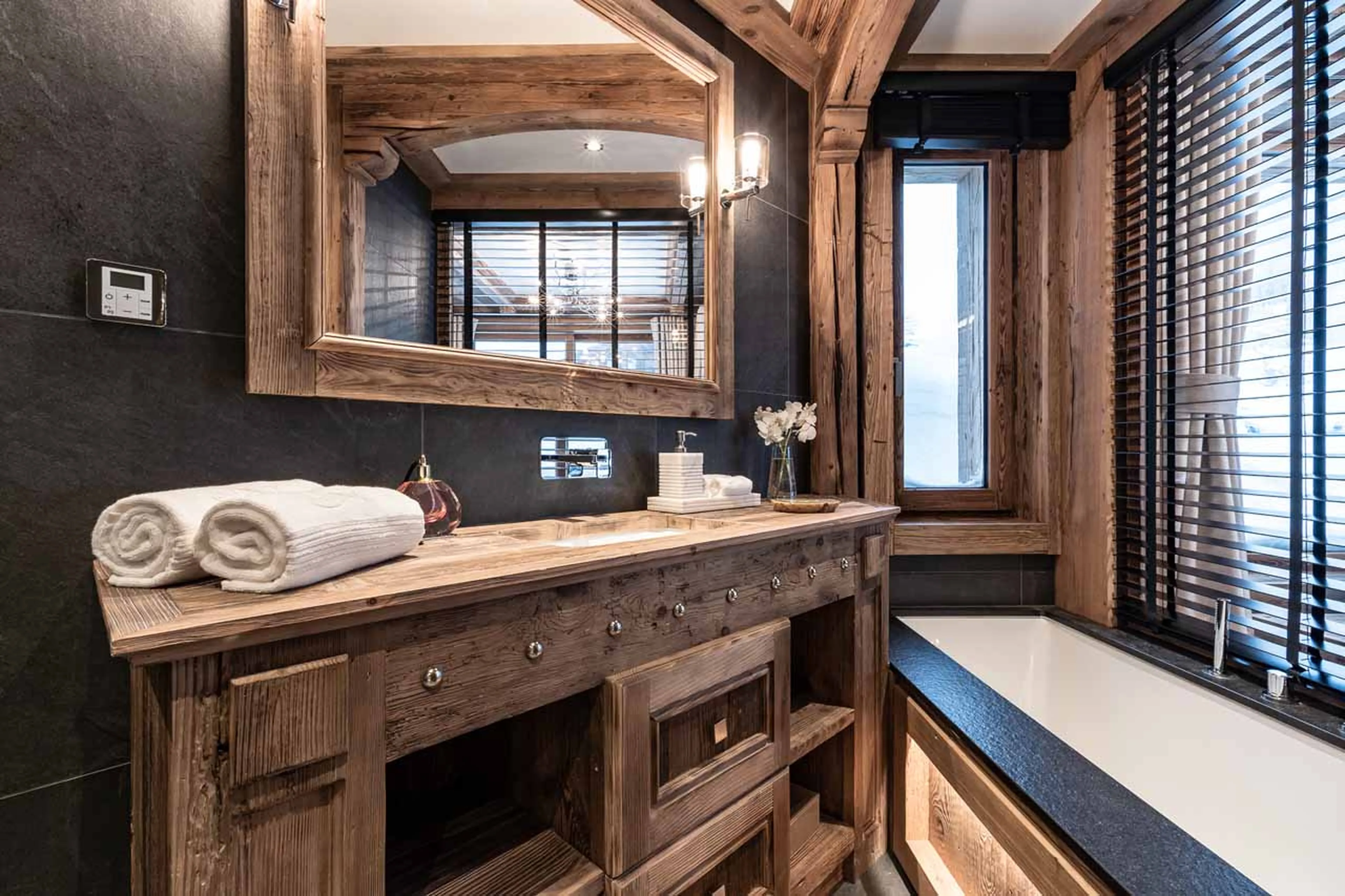 Bathroom four at Chalet Infinity in Chamonix