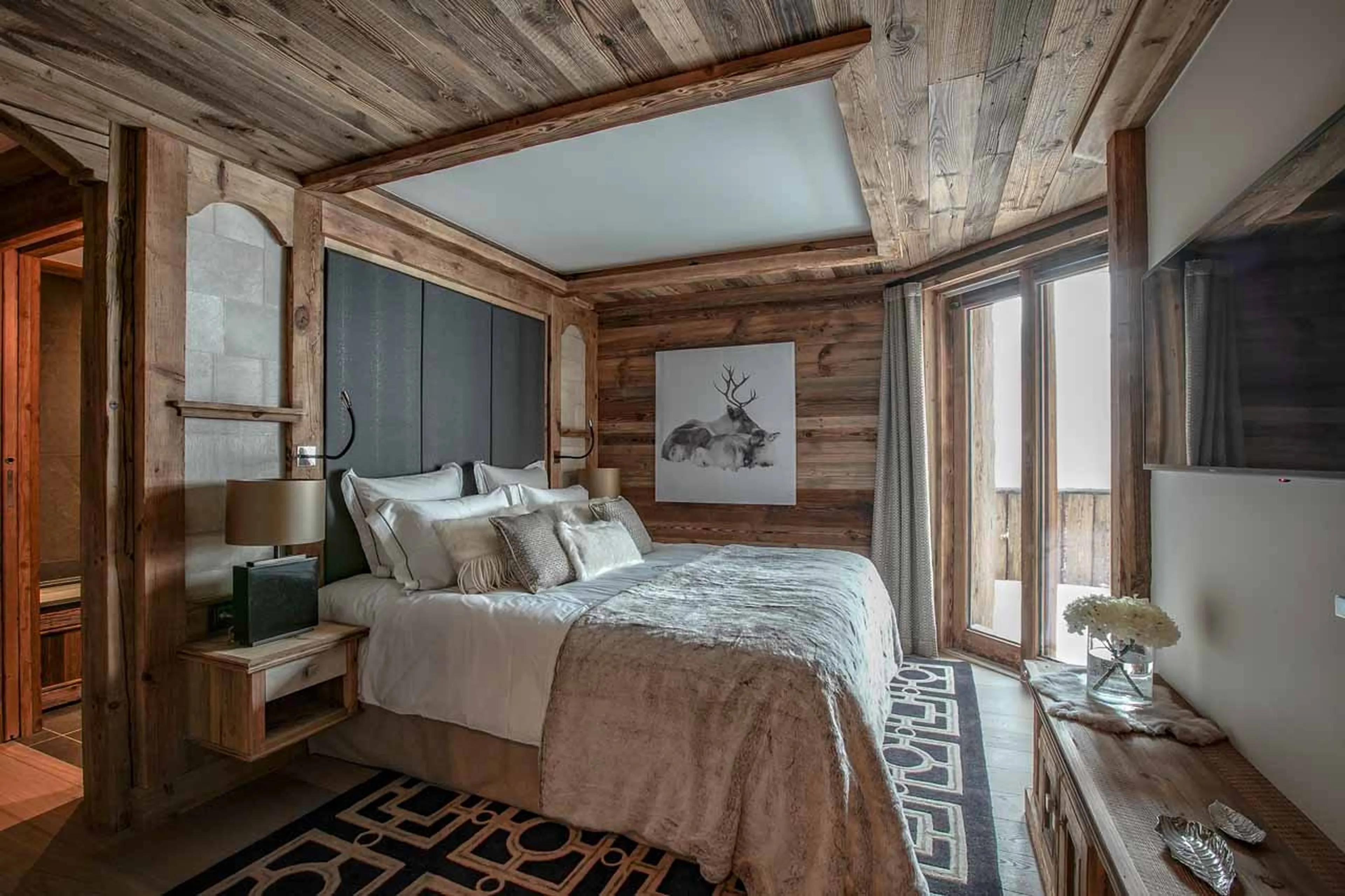 Bedroom five at Chalet Infinity in Chamonix
