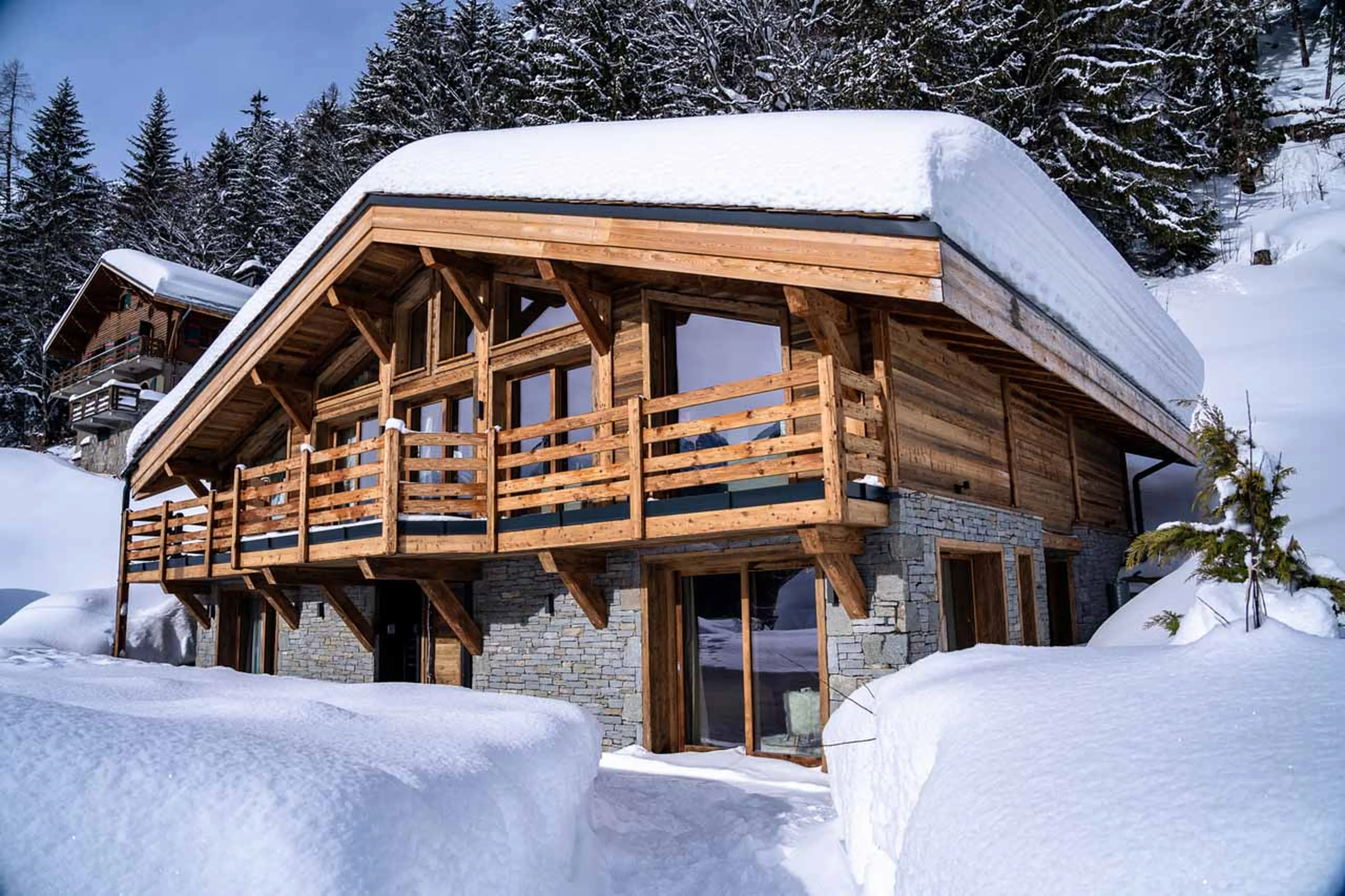 Location of Chalet Infinity in Chamonix