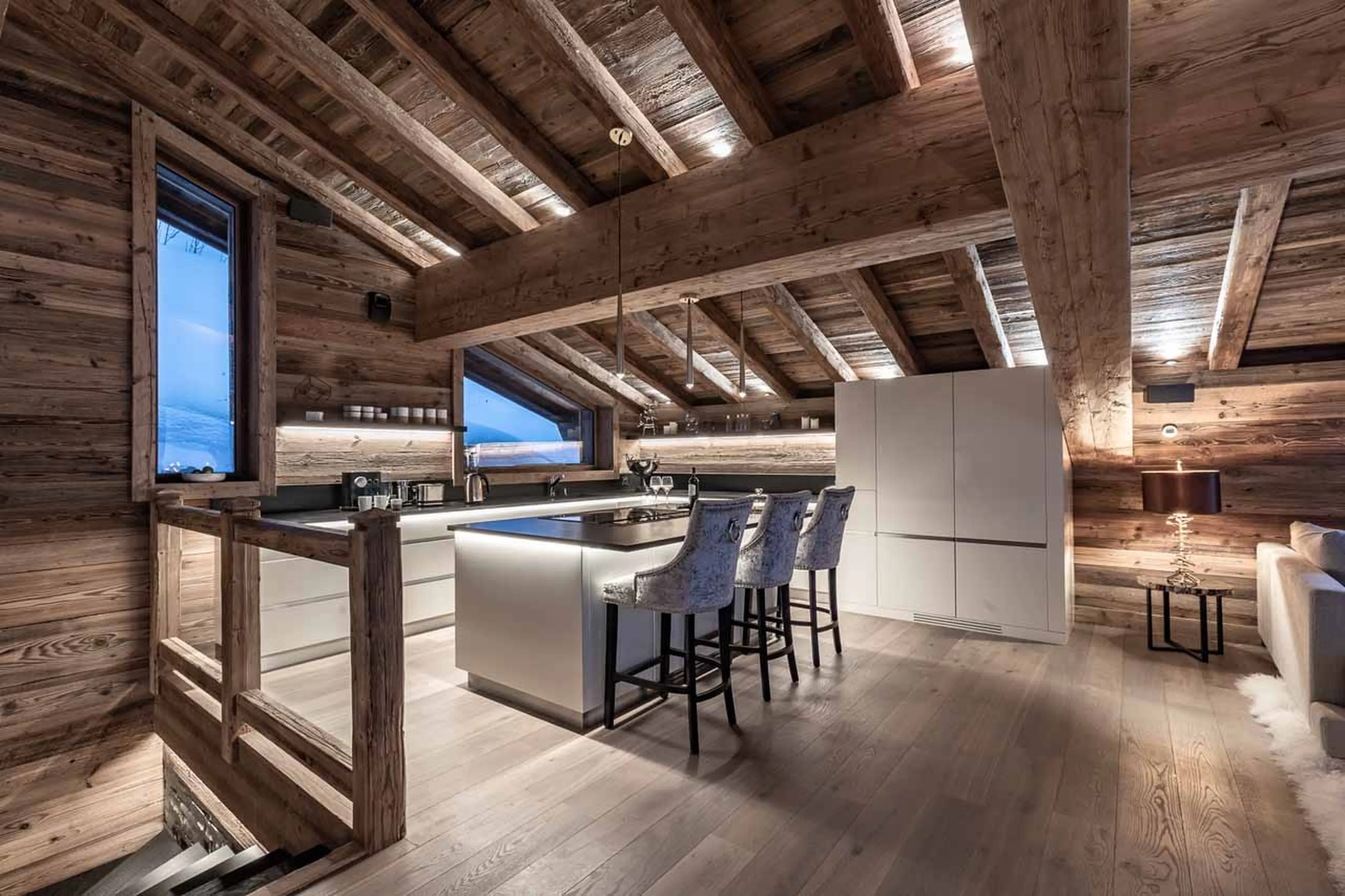 Kitchen at Chalet Infinity in Chamonix