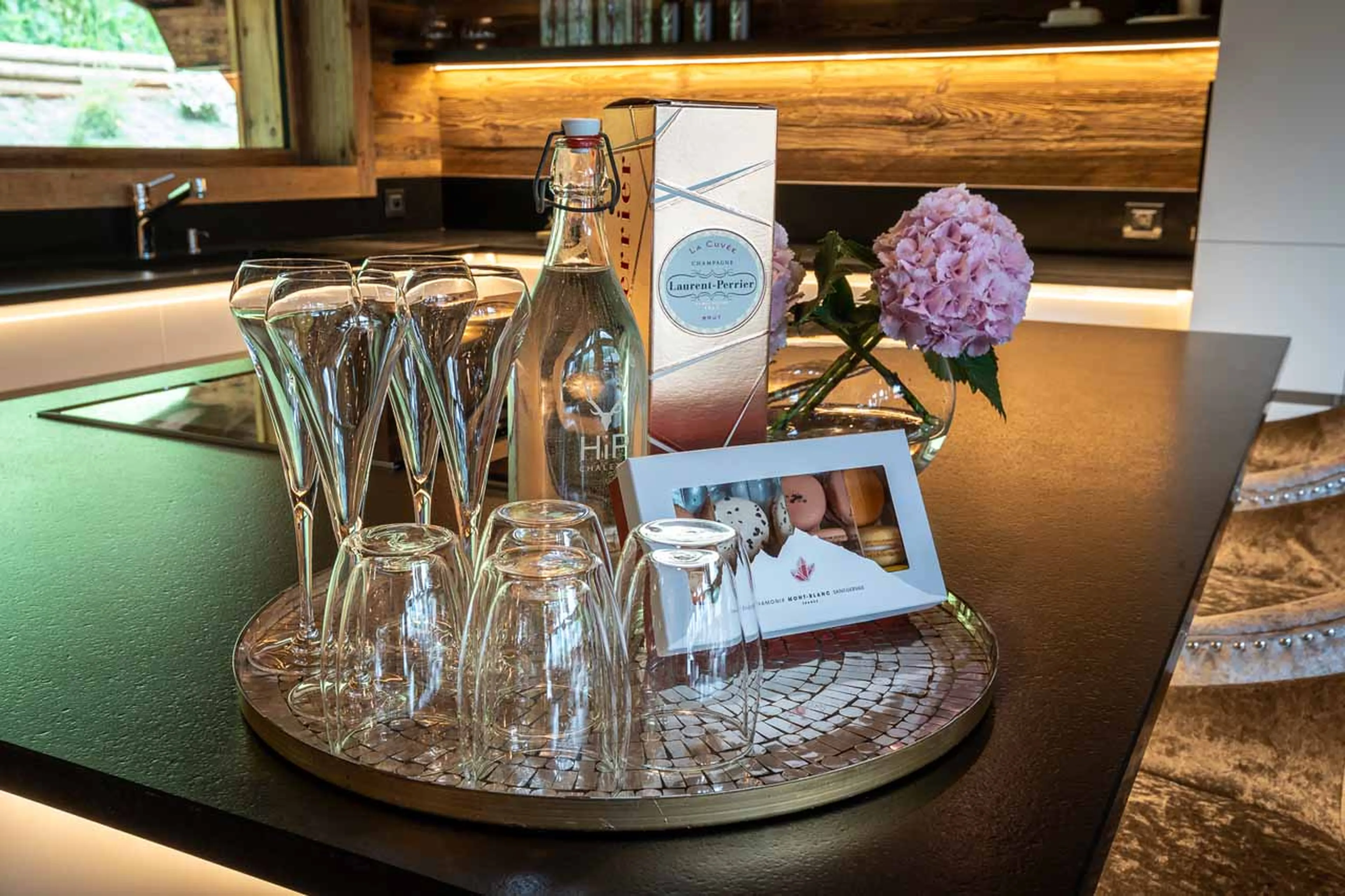 Kitchen at Chalet Infinity in Chamonix