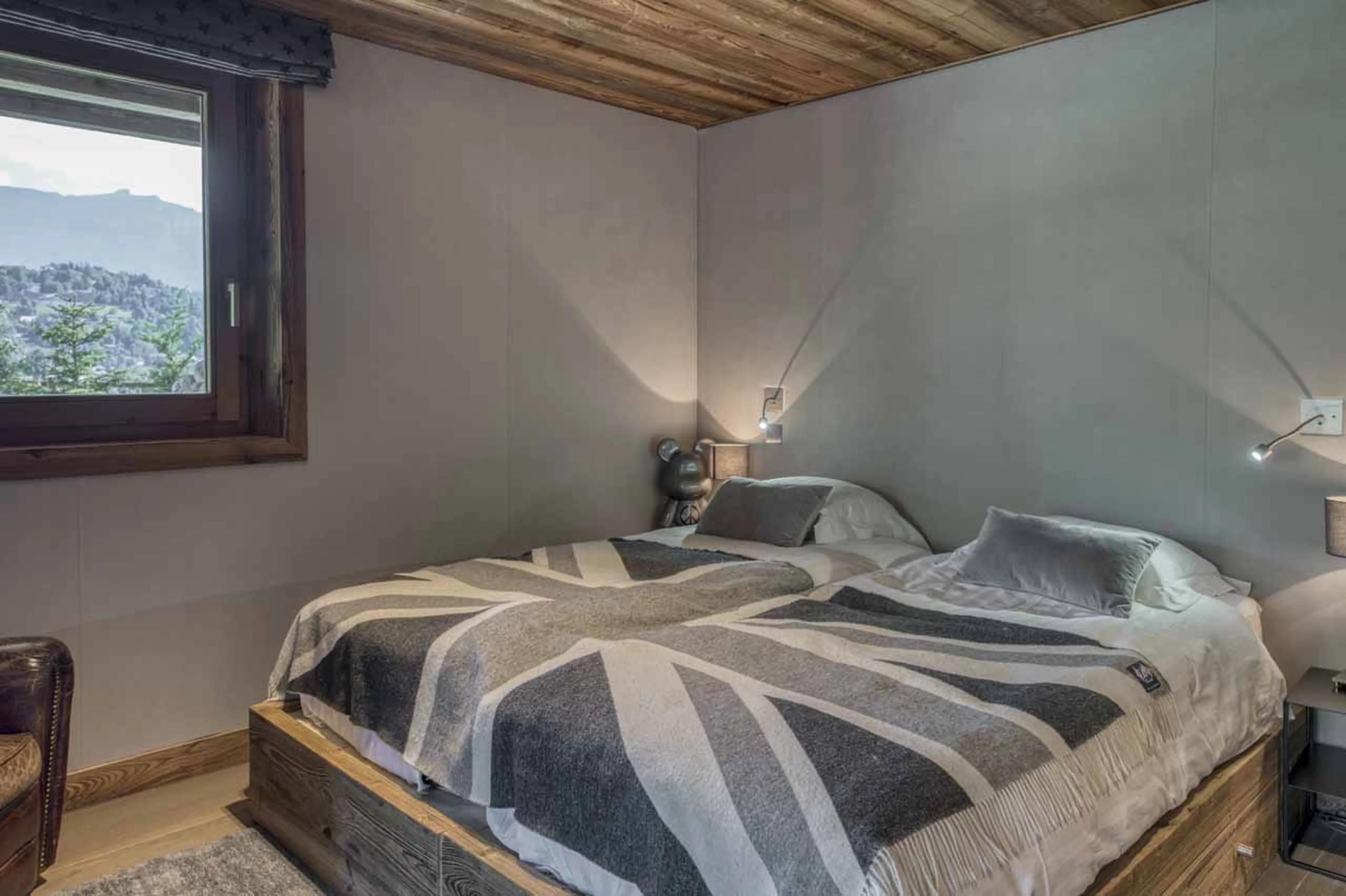 Bedroom 2 at Chalet Infinity in Megeve