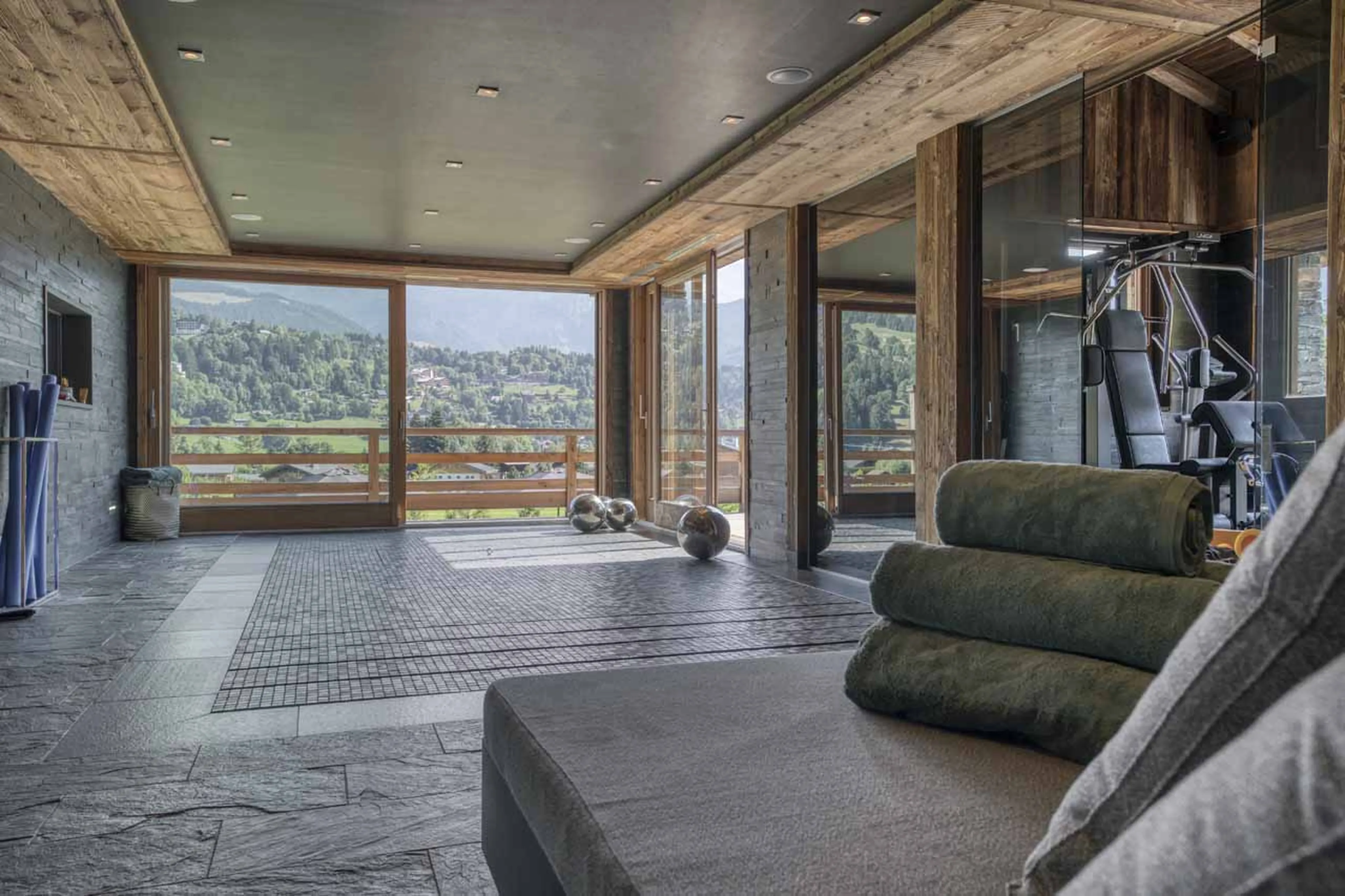 Spa pool closed at Chalet Infinity in Megeve